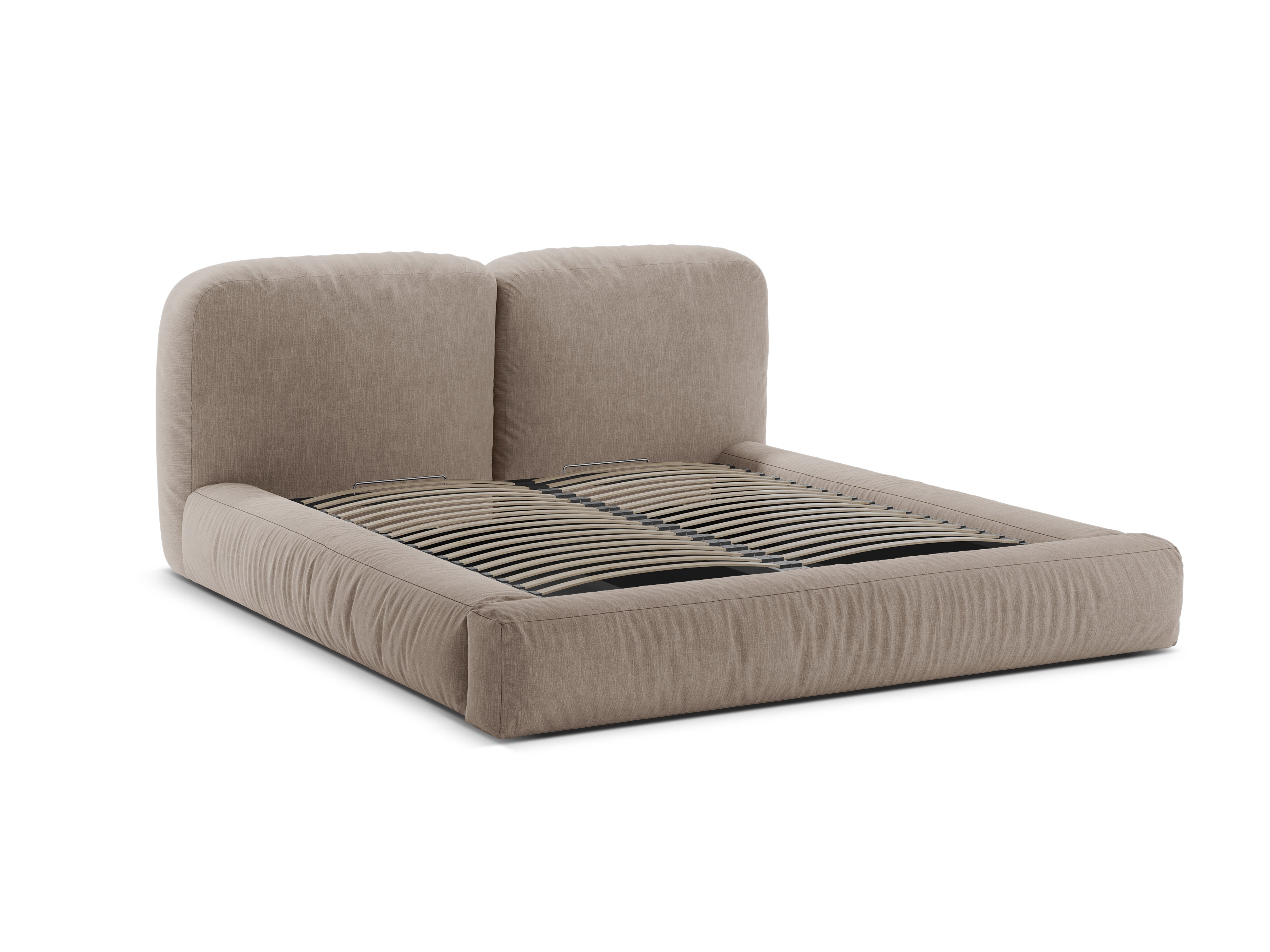 Bett MARTINA dunkelbeige
