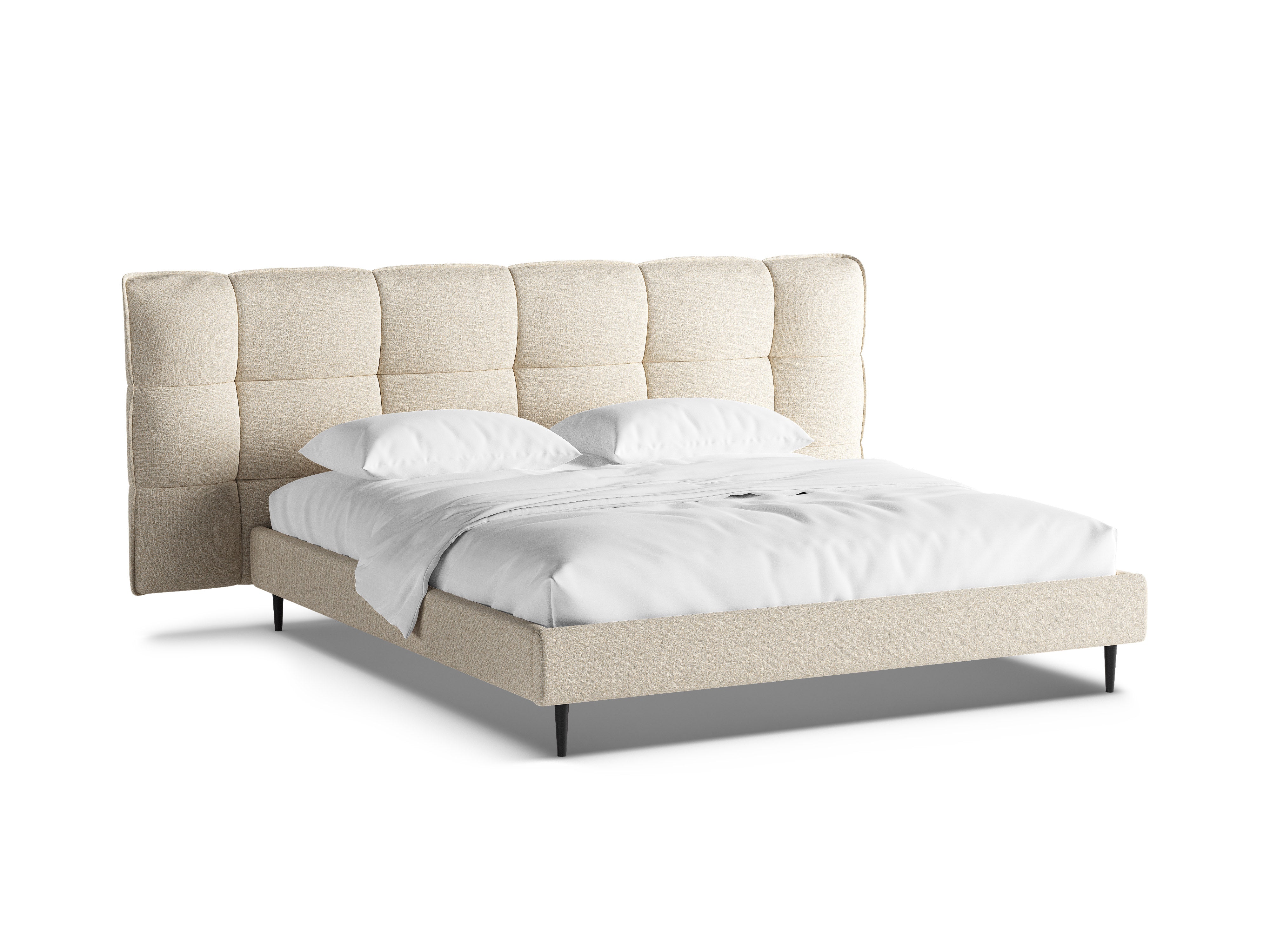 Bed ERIC lichtbeige melange