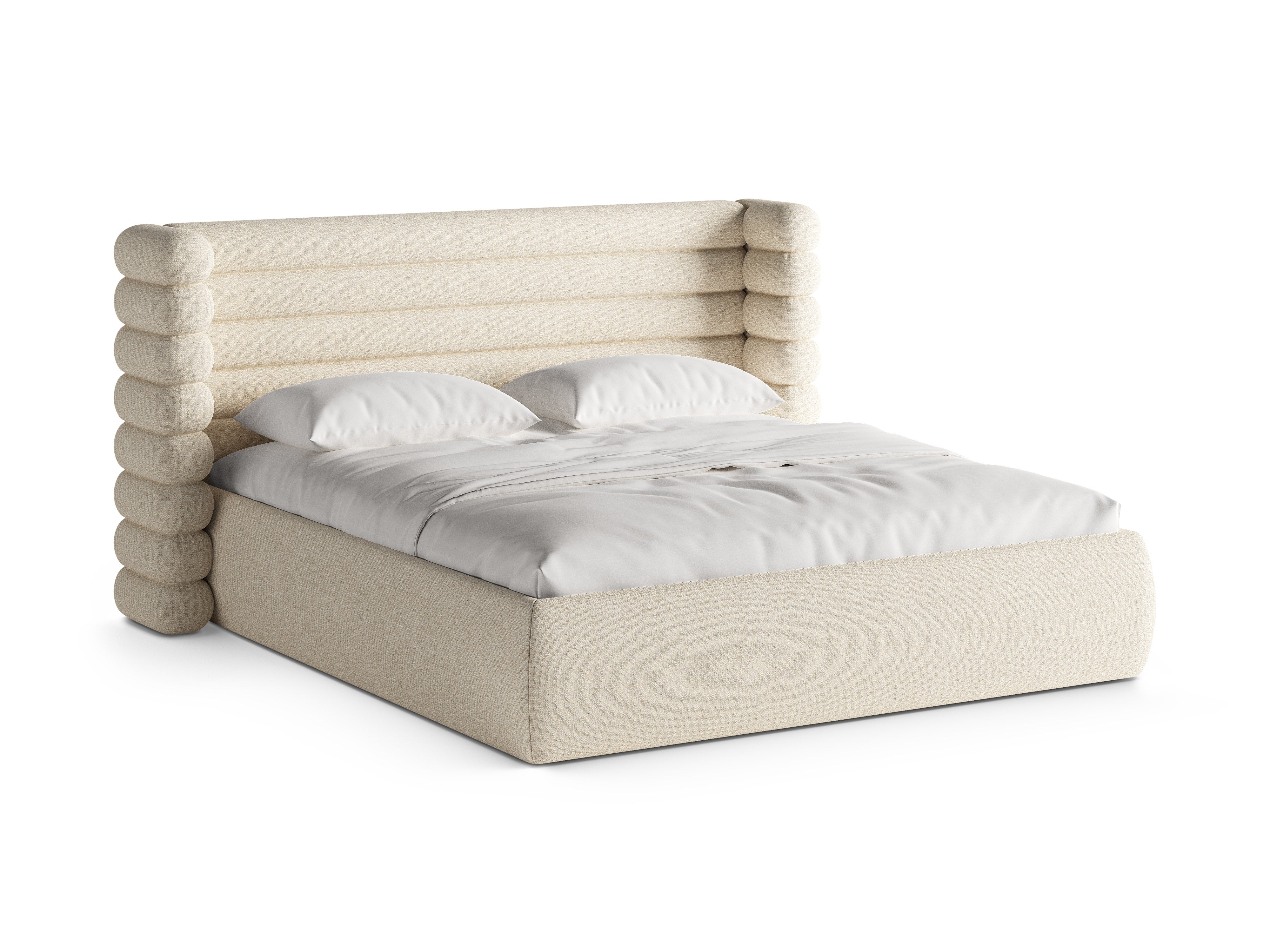 Bed MOUNT lichtbeige melange