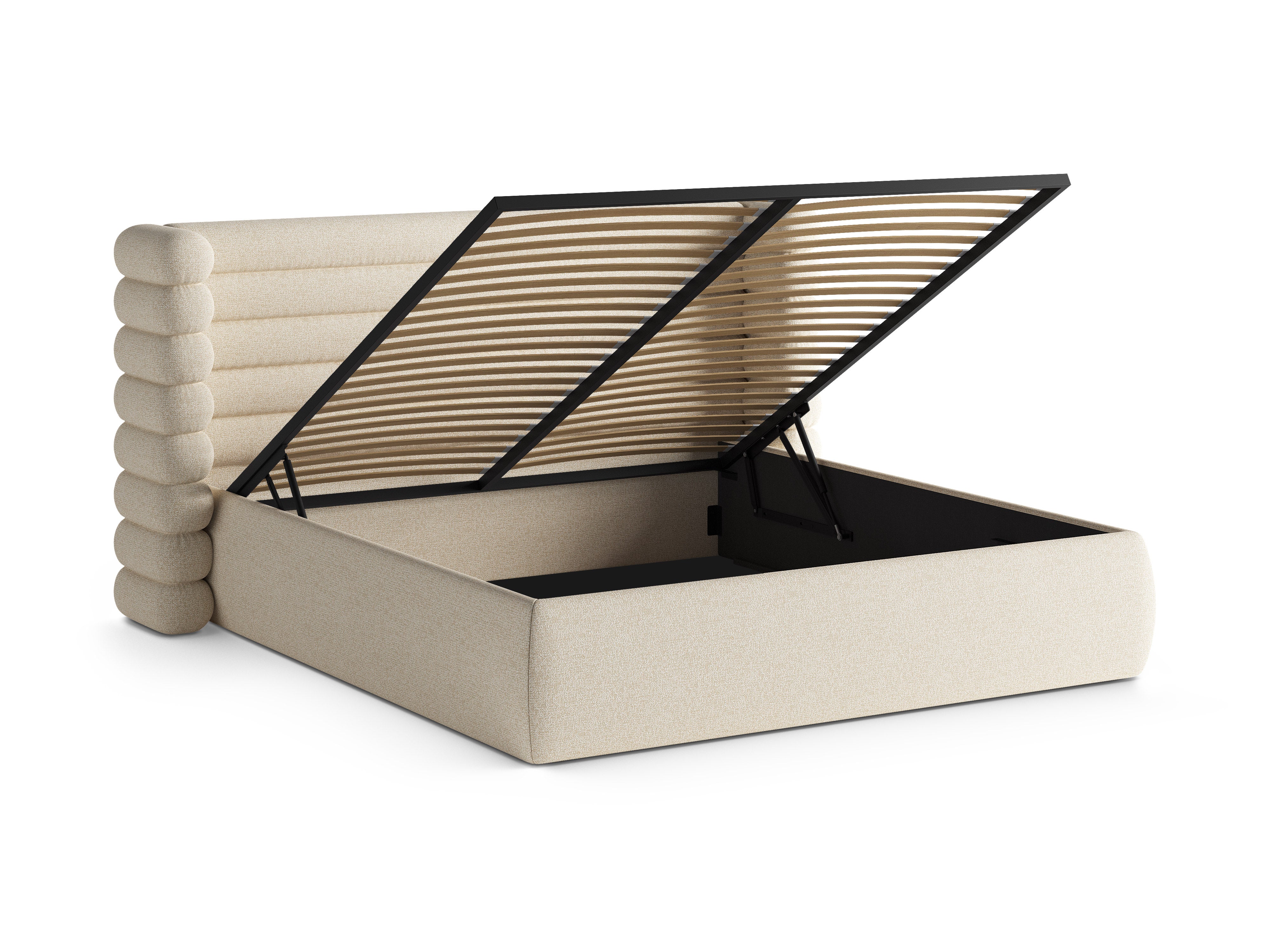 Bed MOUNT lichtbeige melange