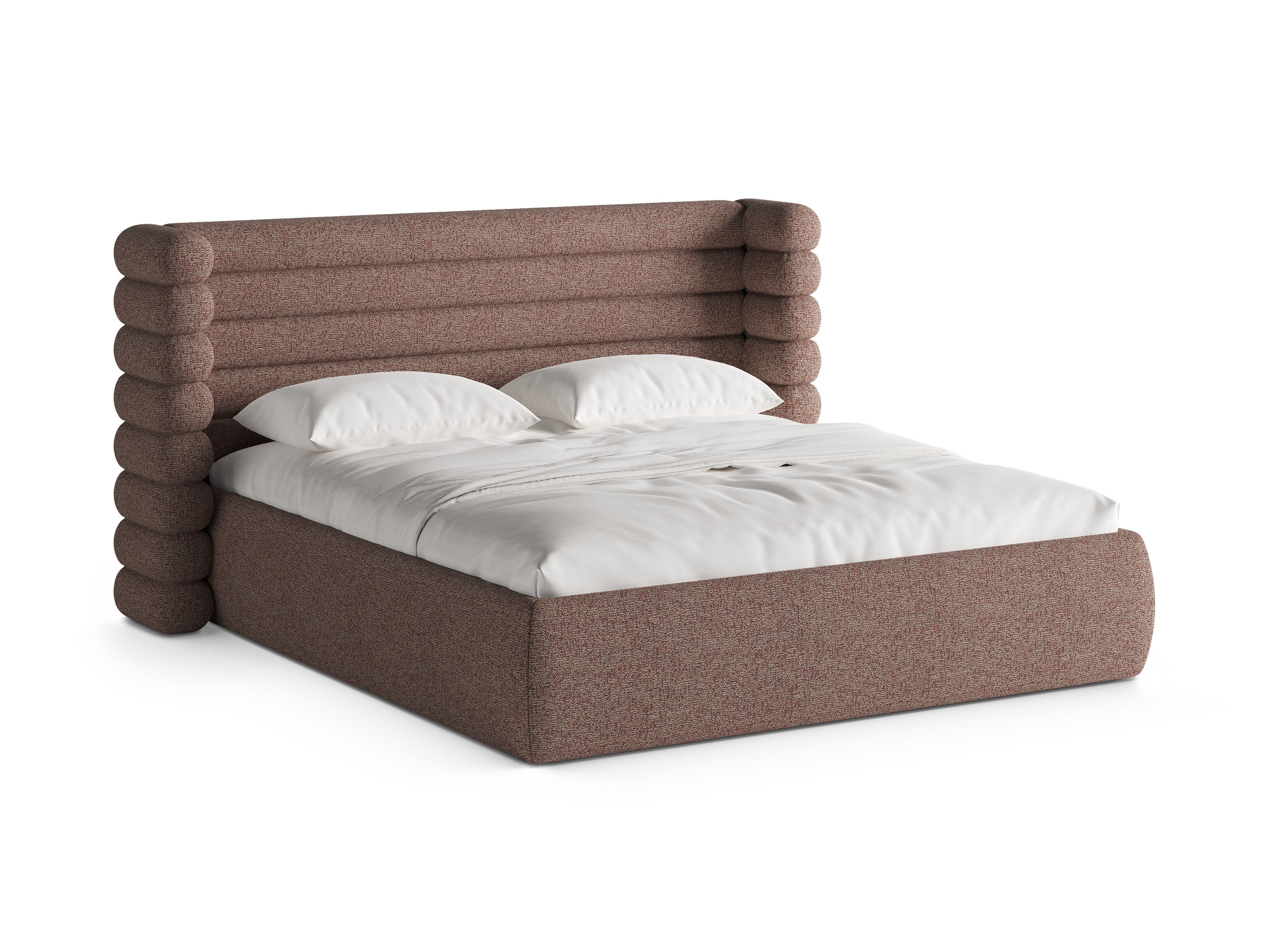 Bett MOUNT schmutzig rosa Melange