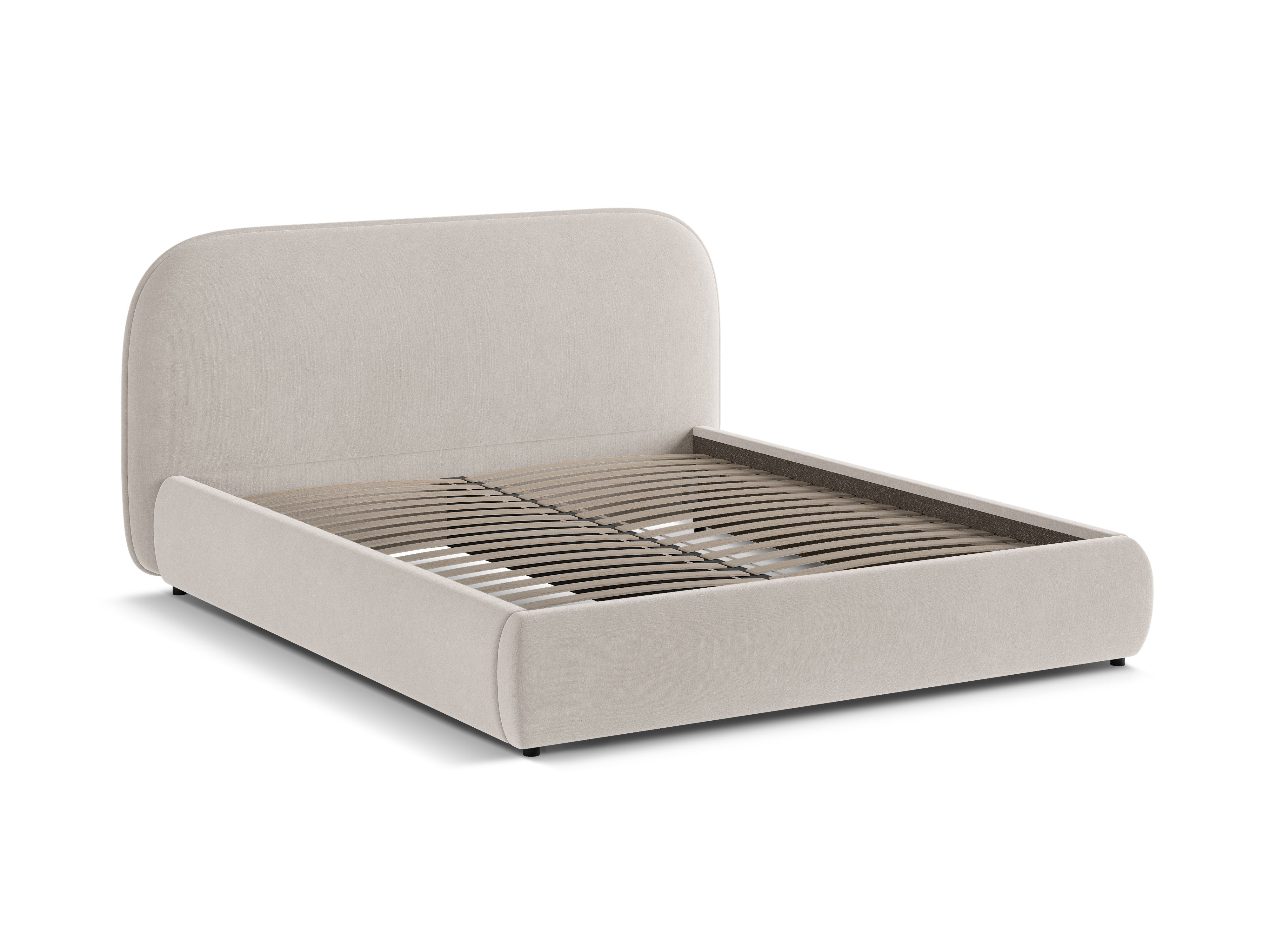 Velvet Bed MURADA Beige