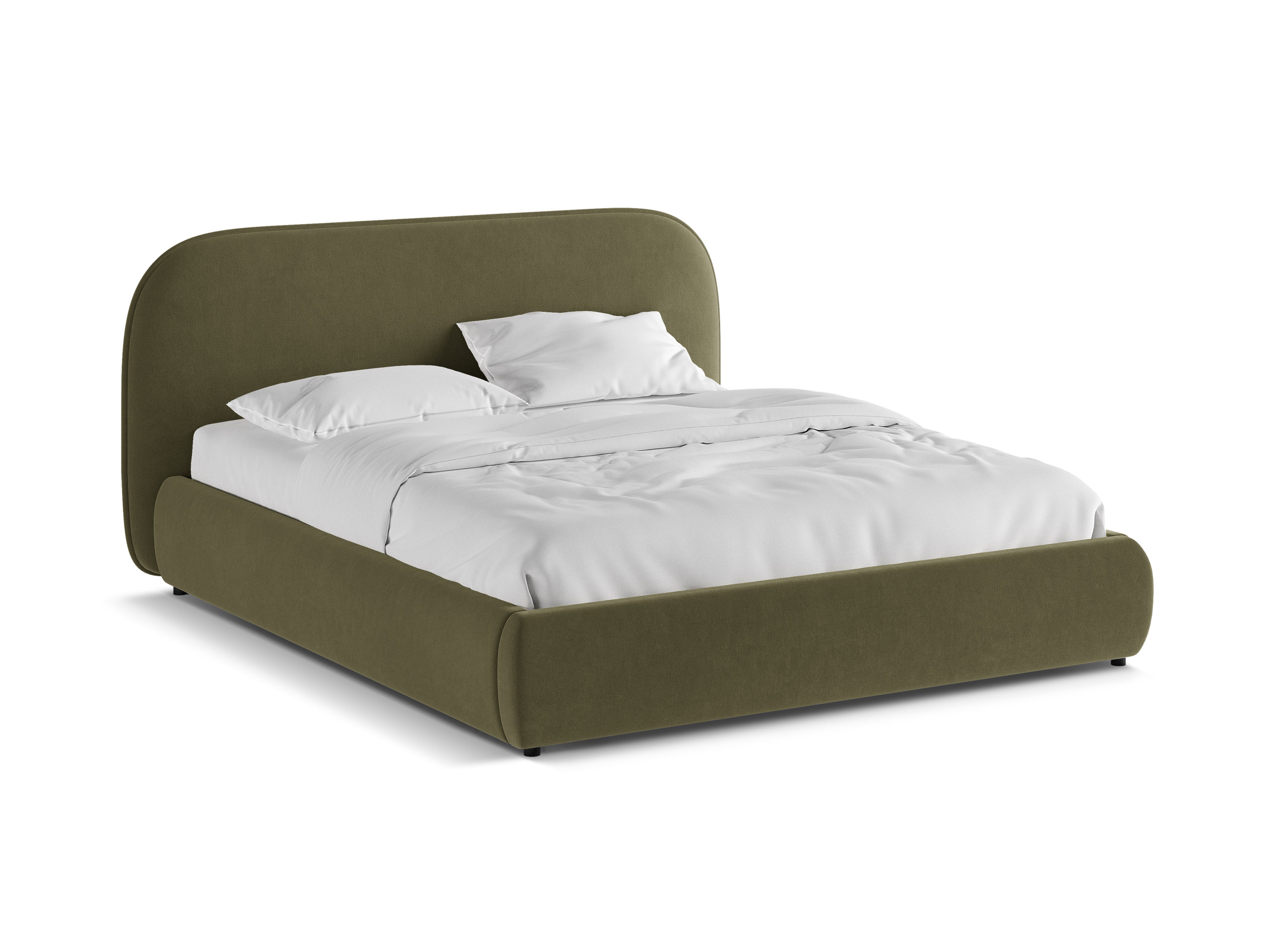 Velvet bed MURADA groen