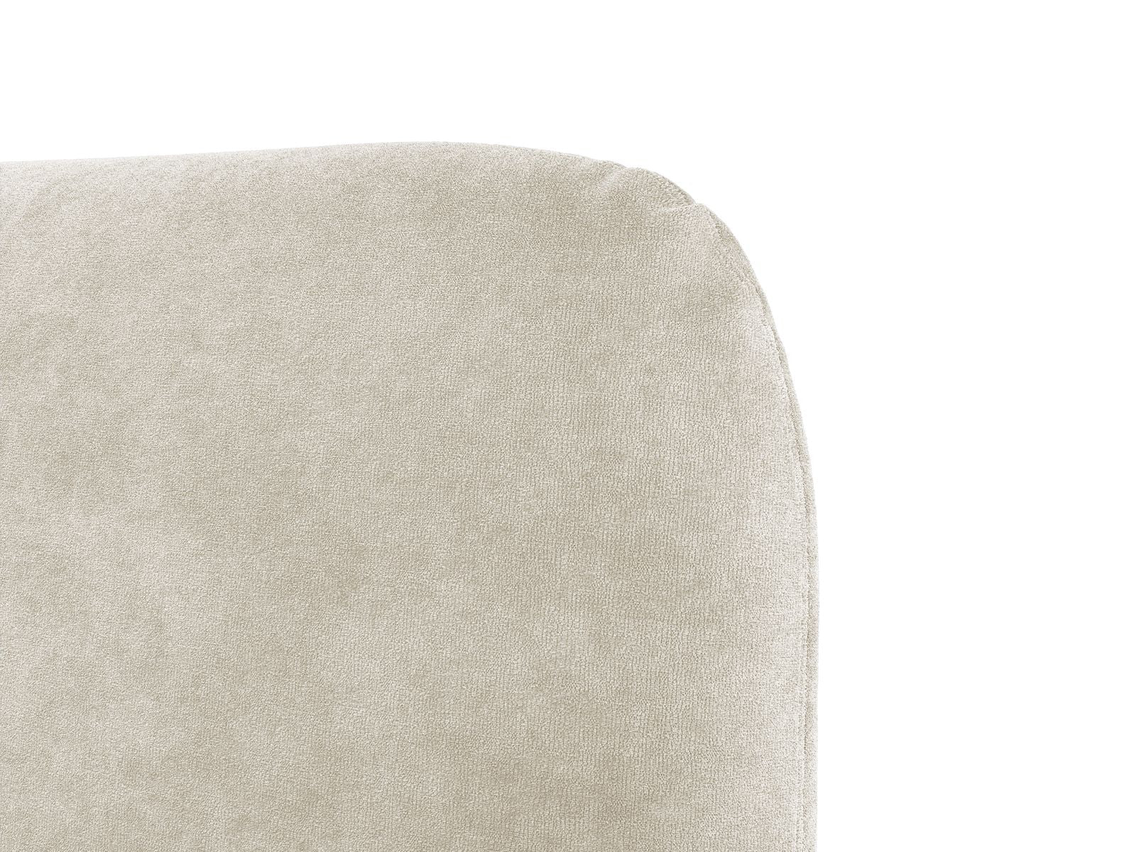 Bed VERA lichtbeige chenille