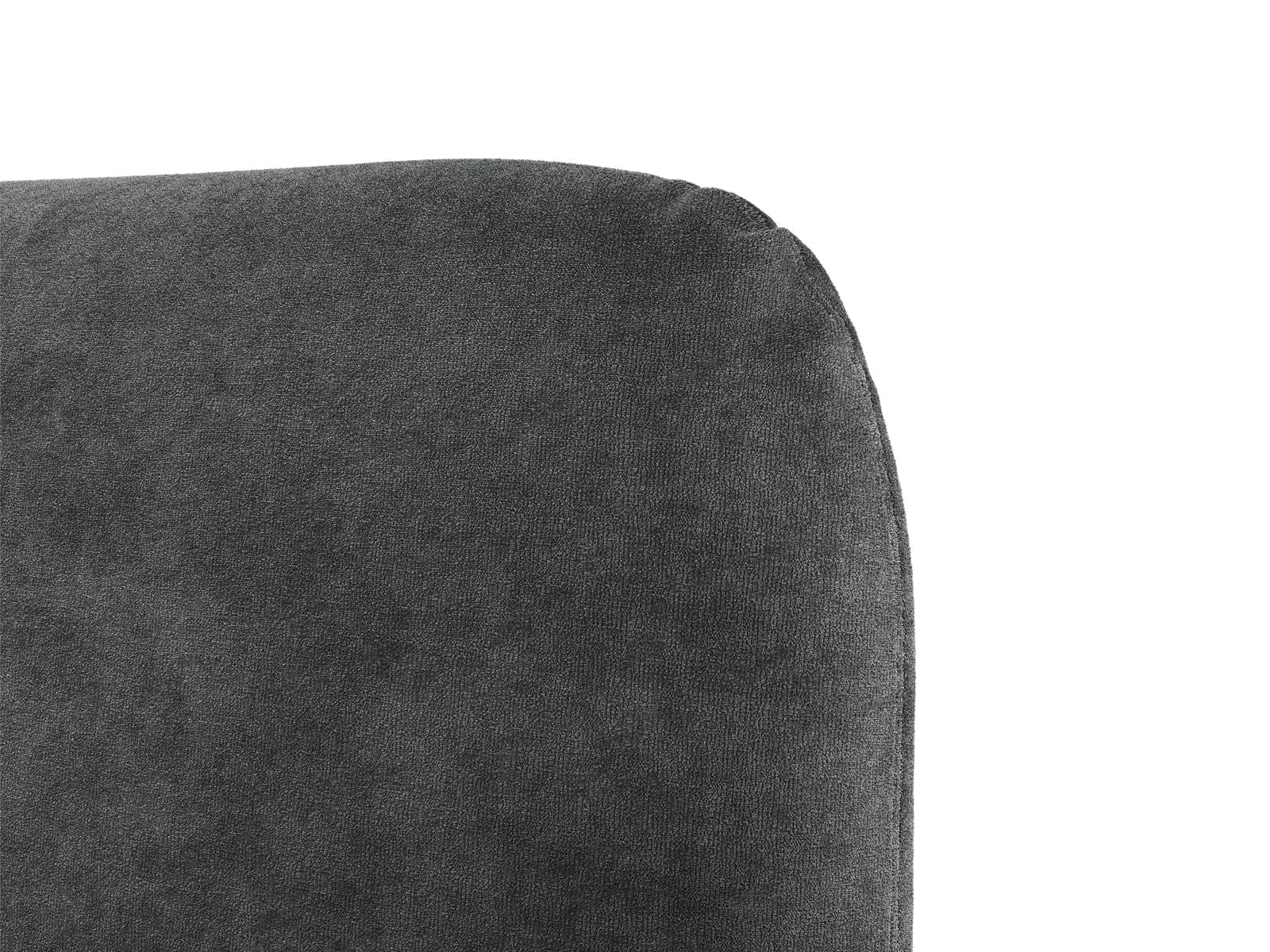 Bed VERA donkergrijs chenille