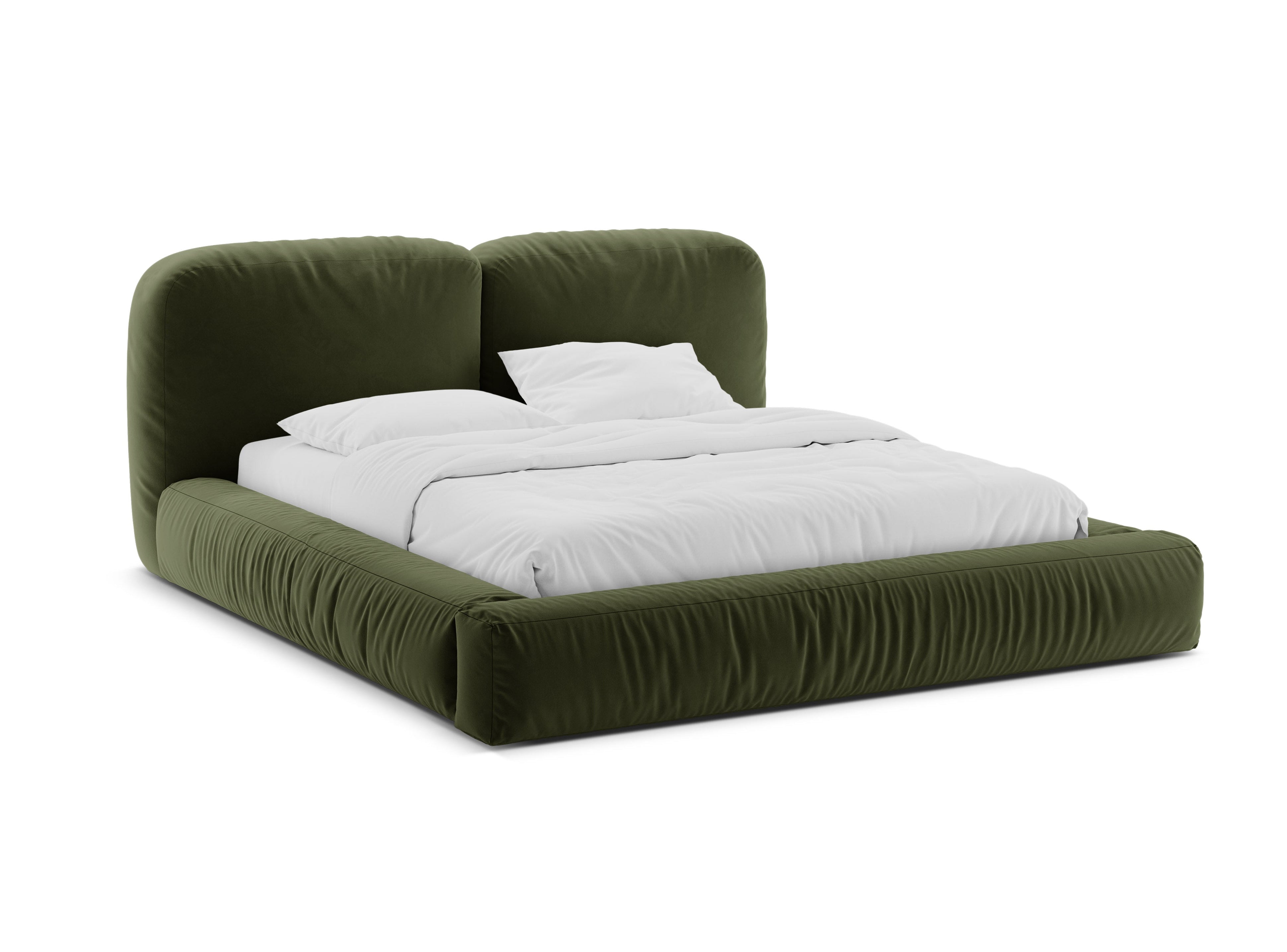 Samtbett MARTINA grün