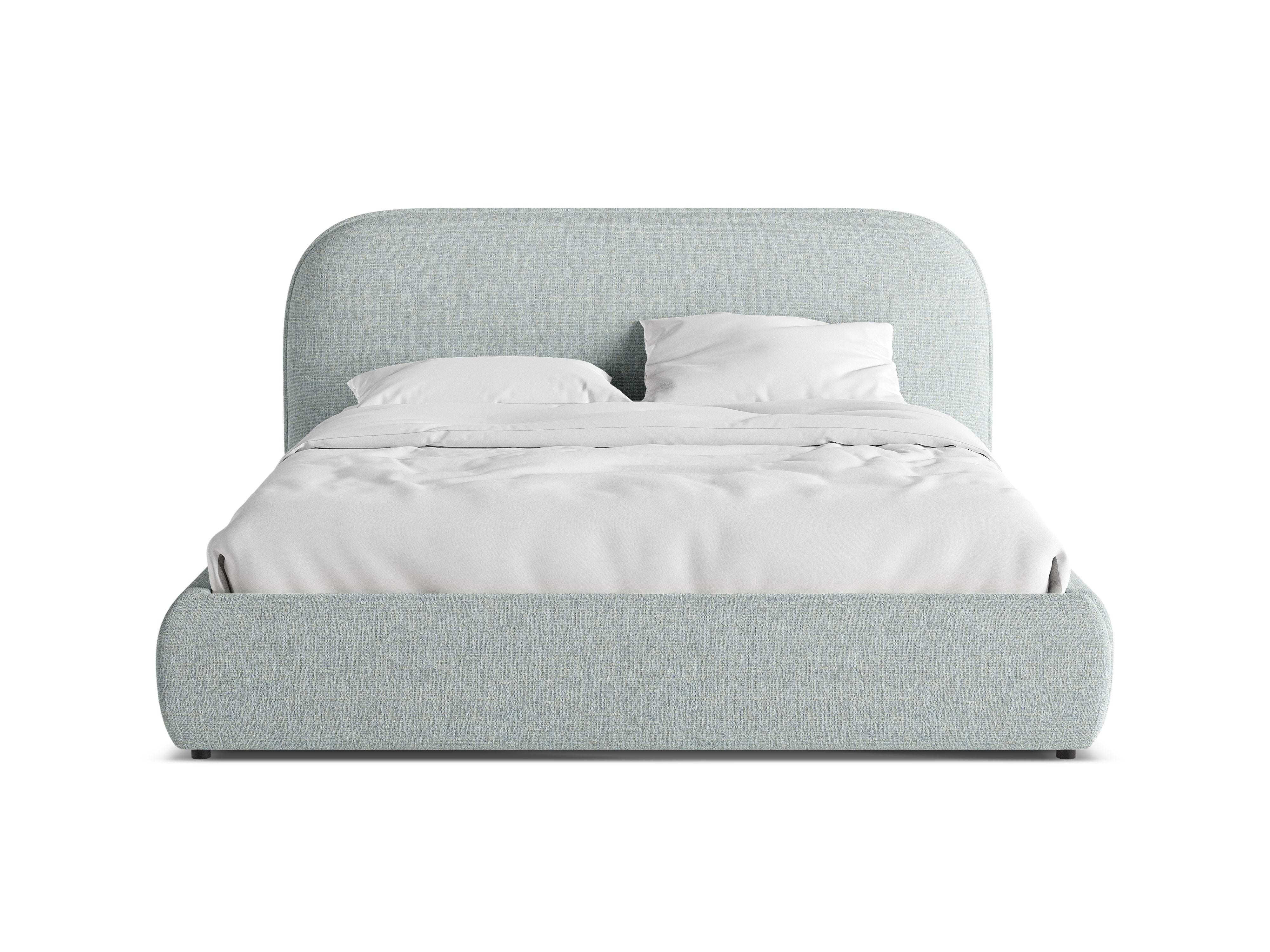 MURADA bed satijnblauw chenille