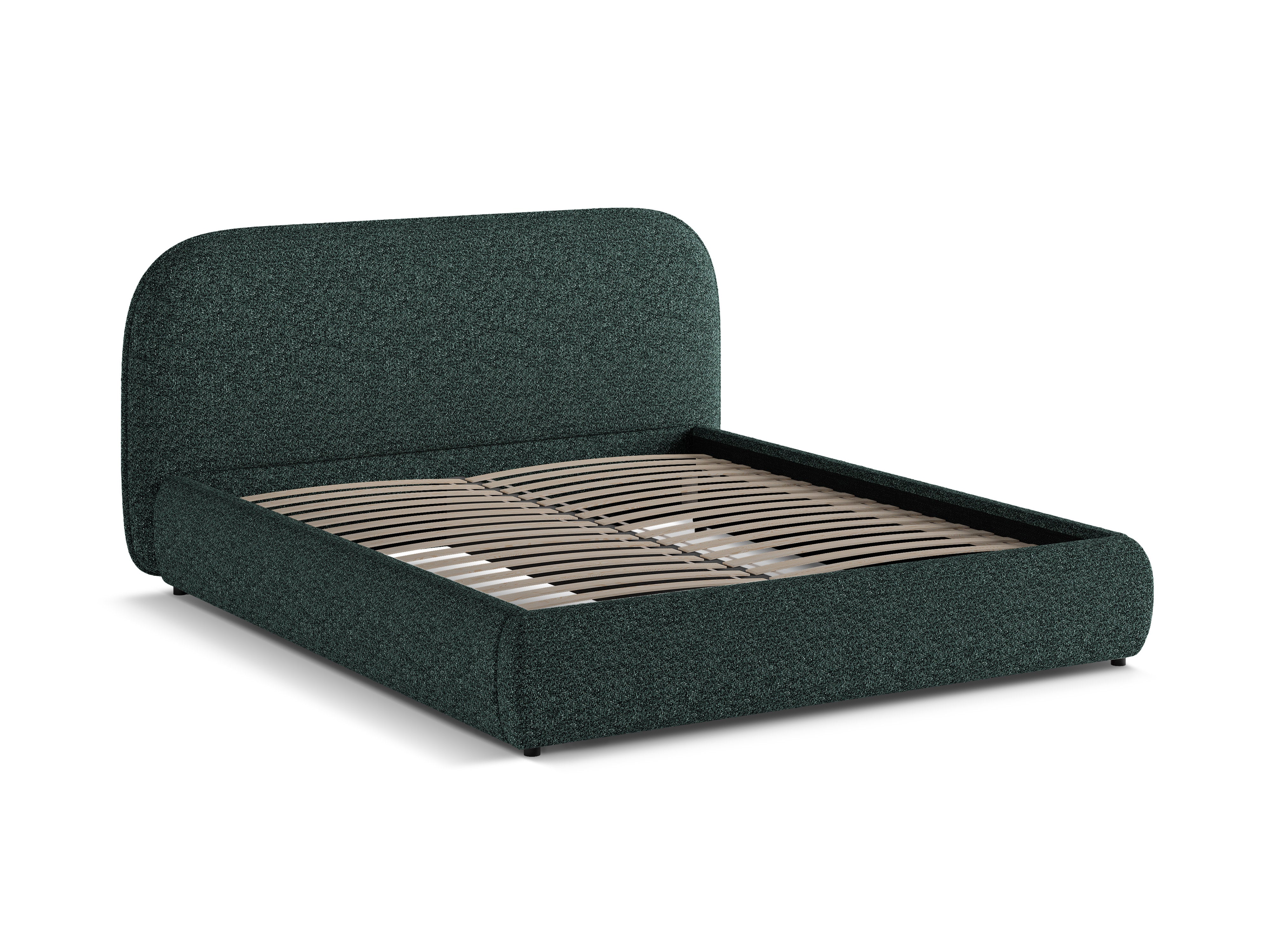 Bed MURADA groen melange chenille
