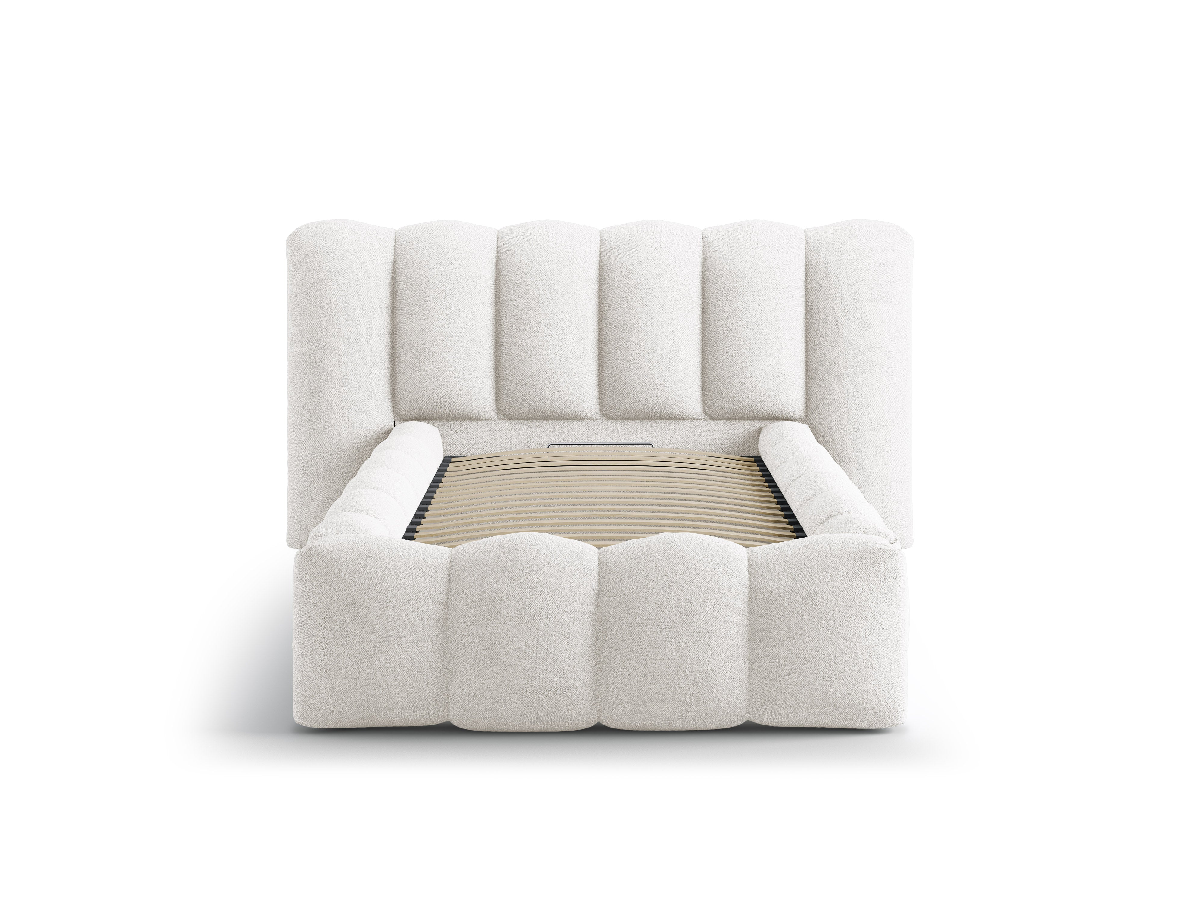 LUPINE Bed White Boucle