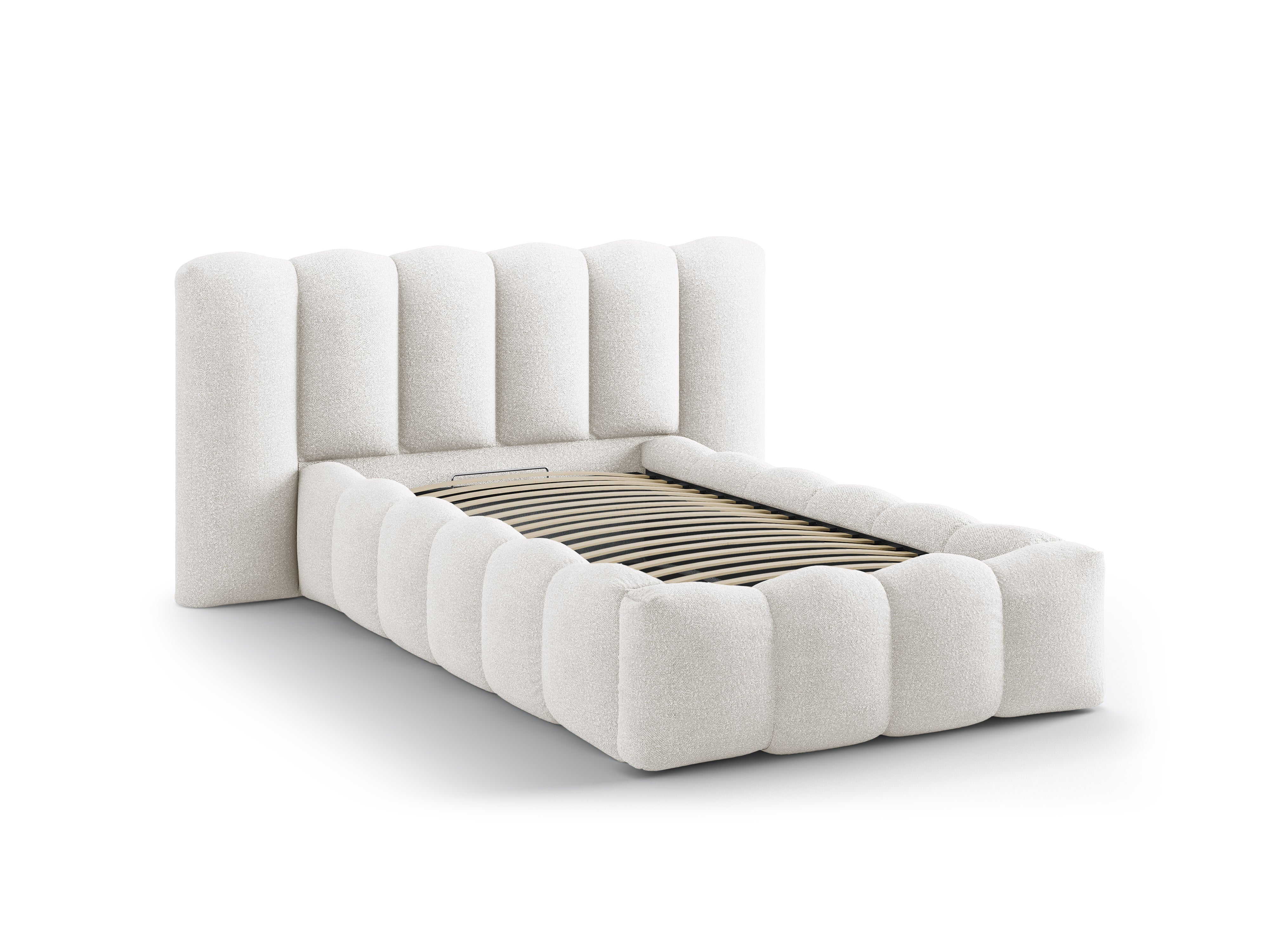 LUPINE Bed White Boucle