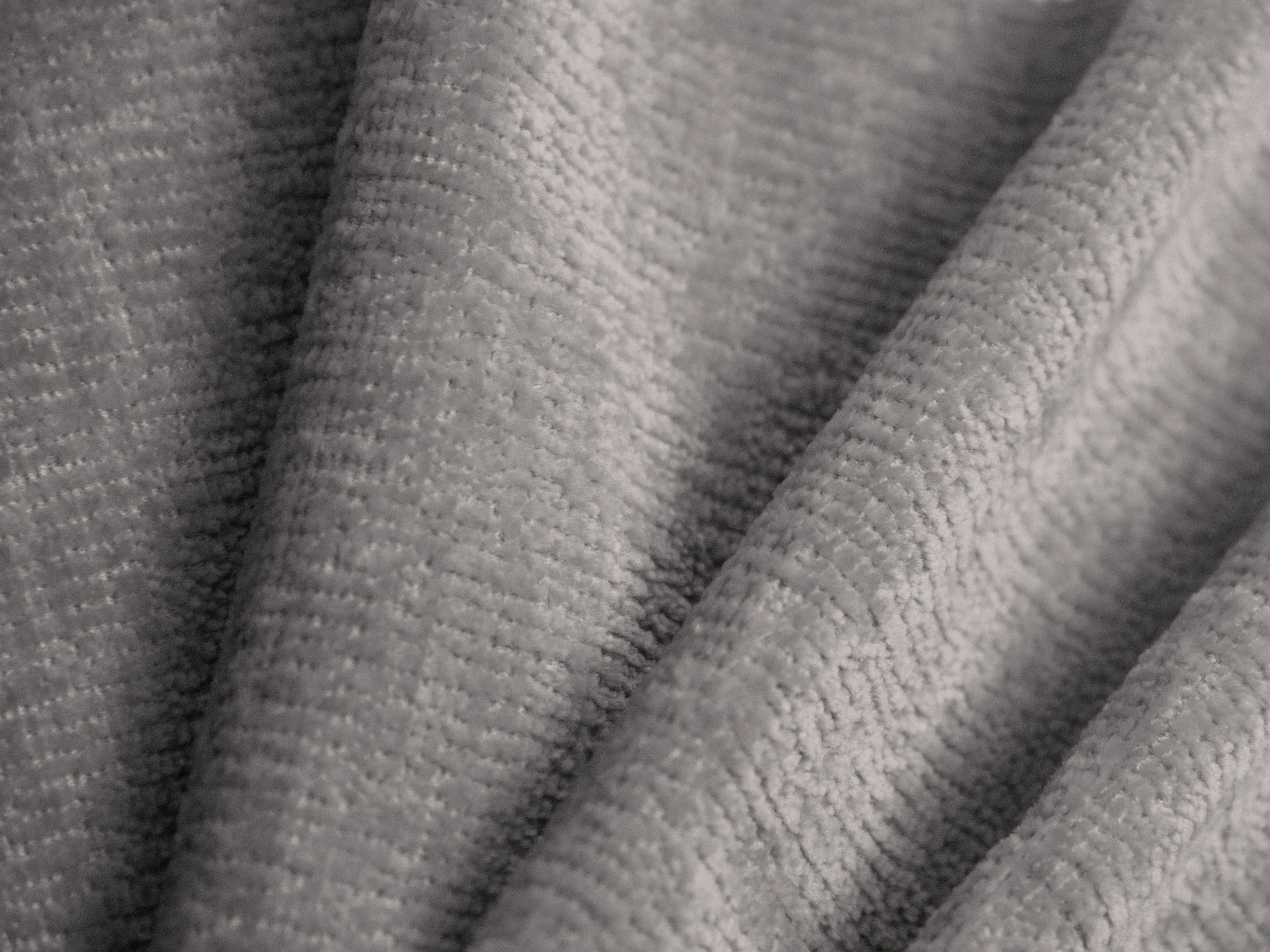 Bett LUPINE hellgrau Chenille