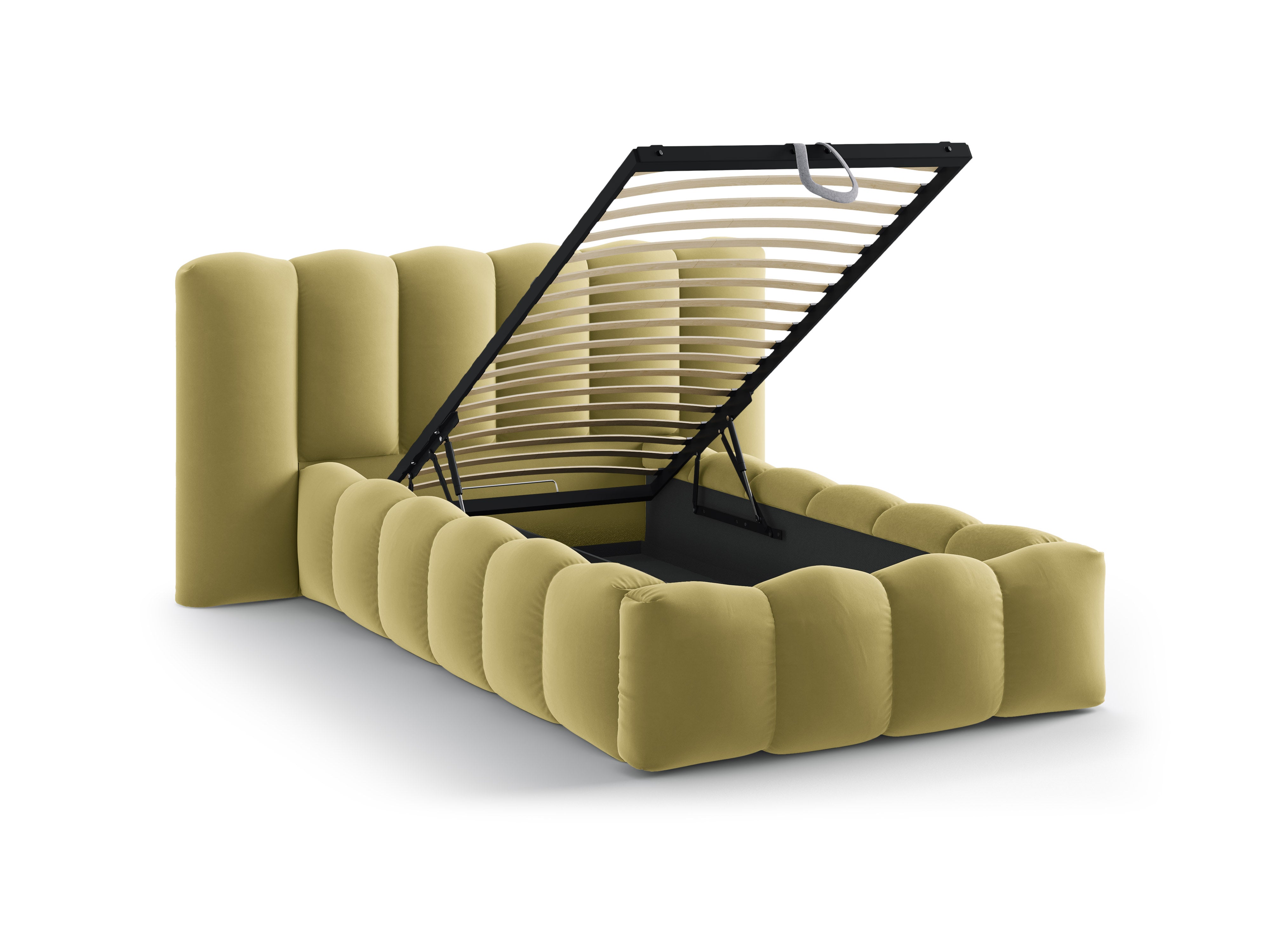 Velvet bed LUPINE geel