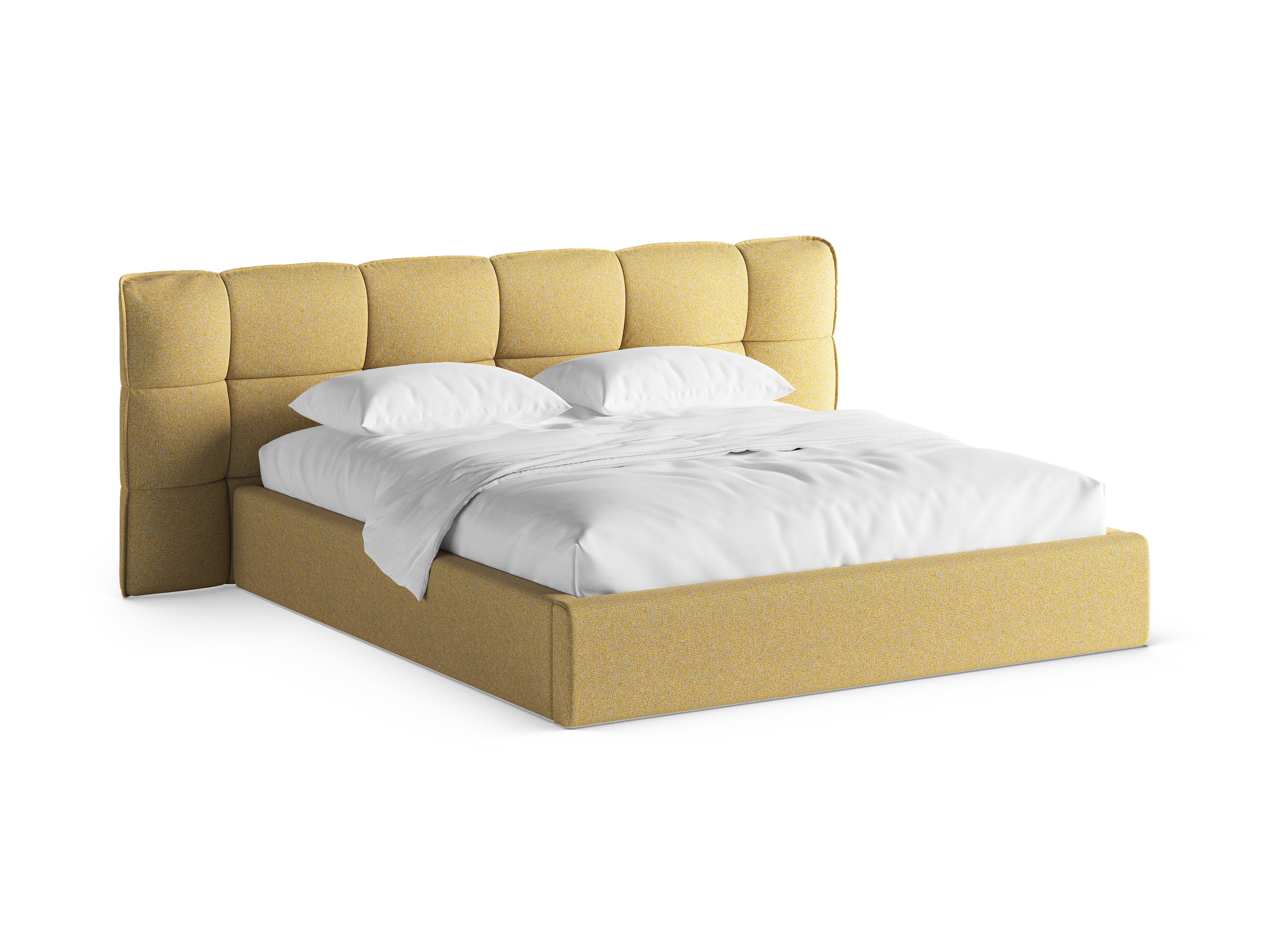 Bed met opbergruimte ERIC zonnebloem melange