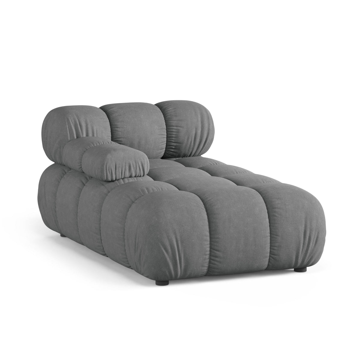 Links georiënteerde BELLIS chaise longue in grijs