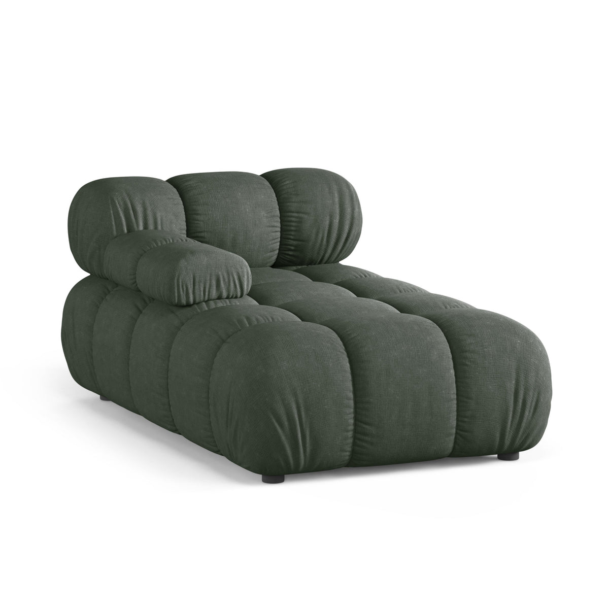 Linker chaise longue BELLIS donkergroen