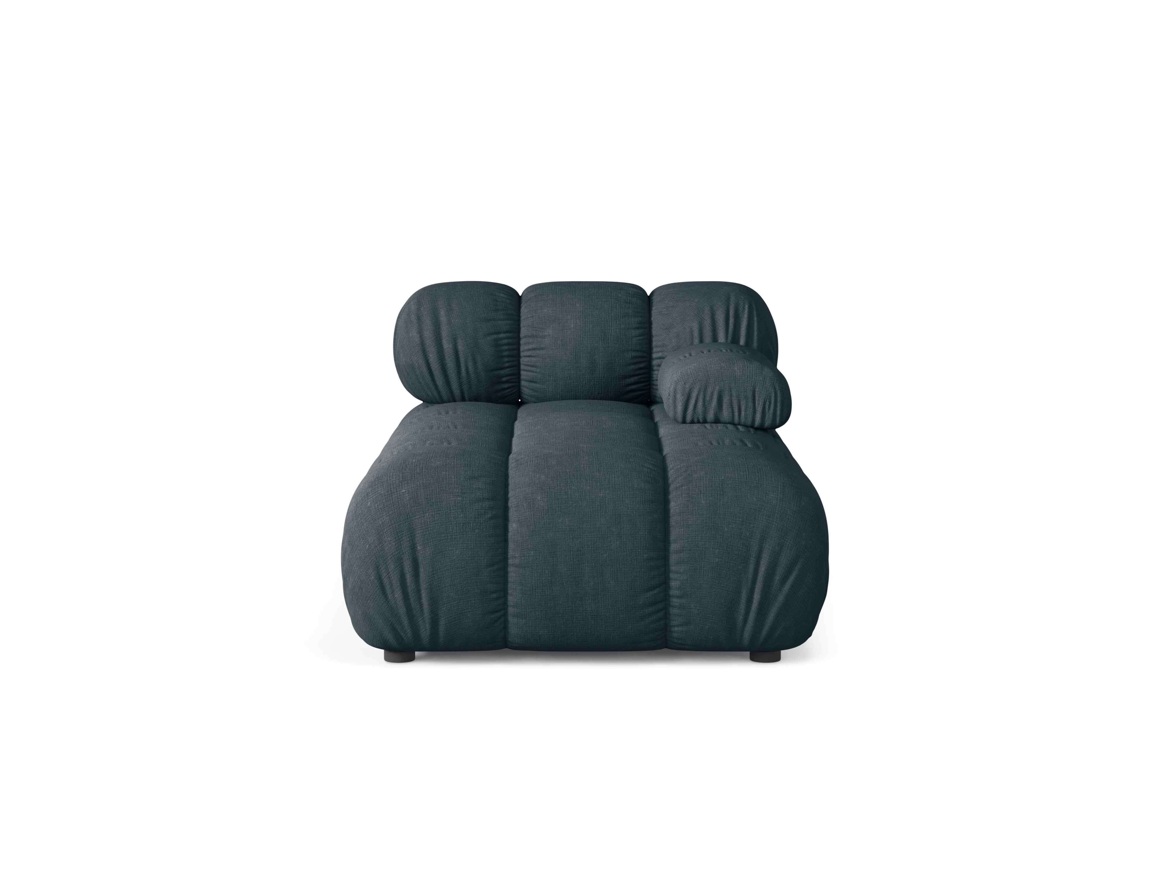 Rechters chaise longue BELLIS in diep petrol