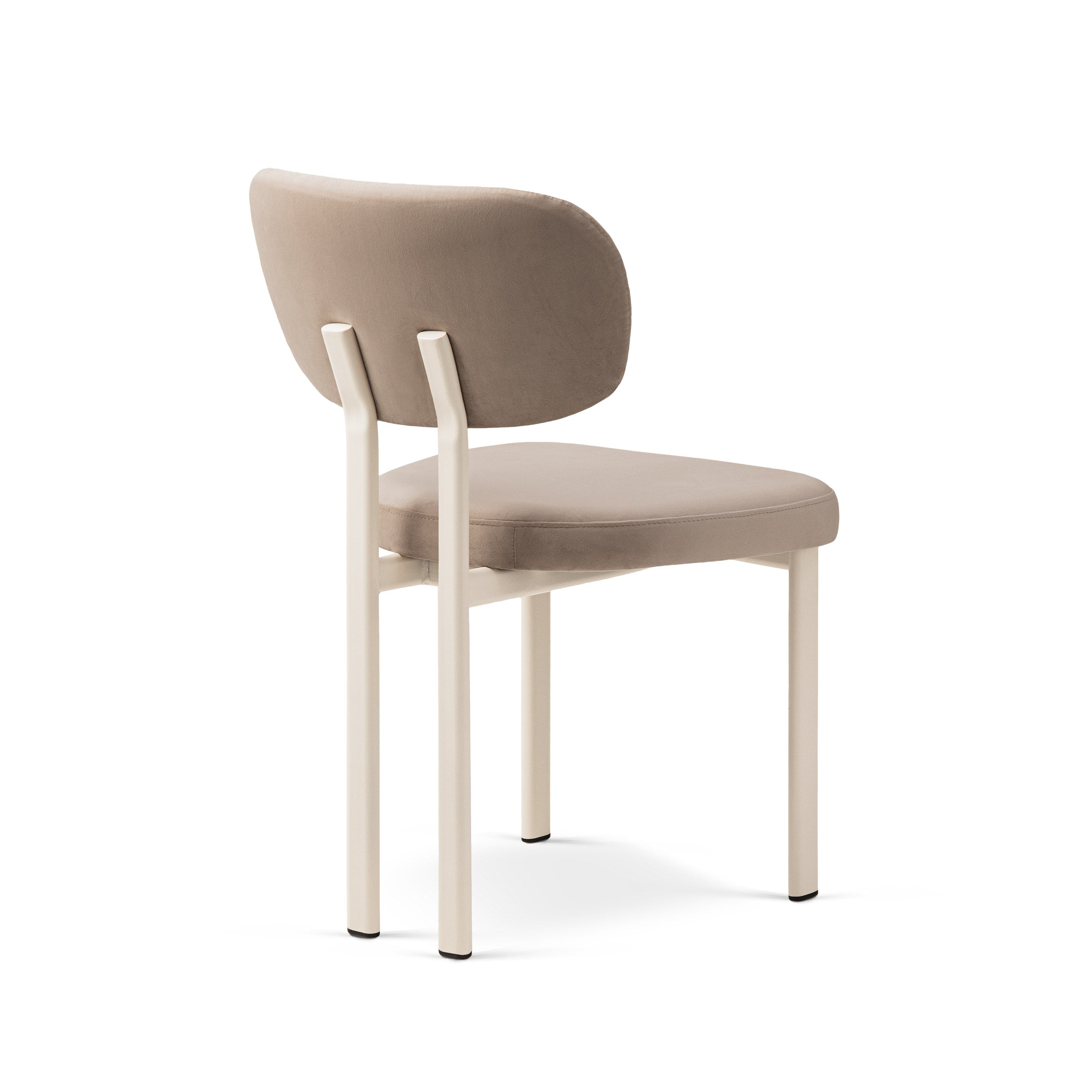 Stuhl SAM mandelbeige Samt