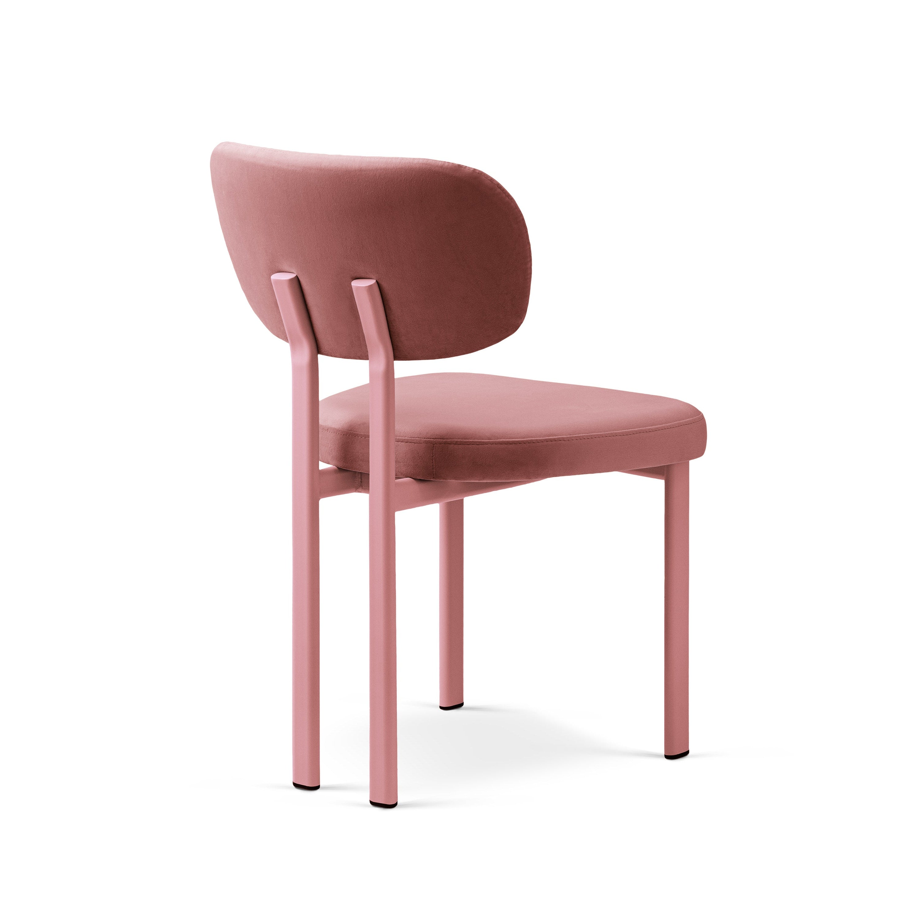 Fluwelen stoel SAM roze