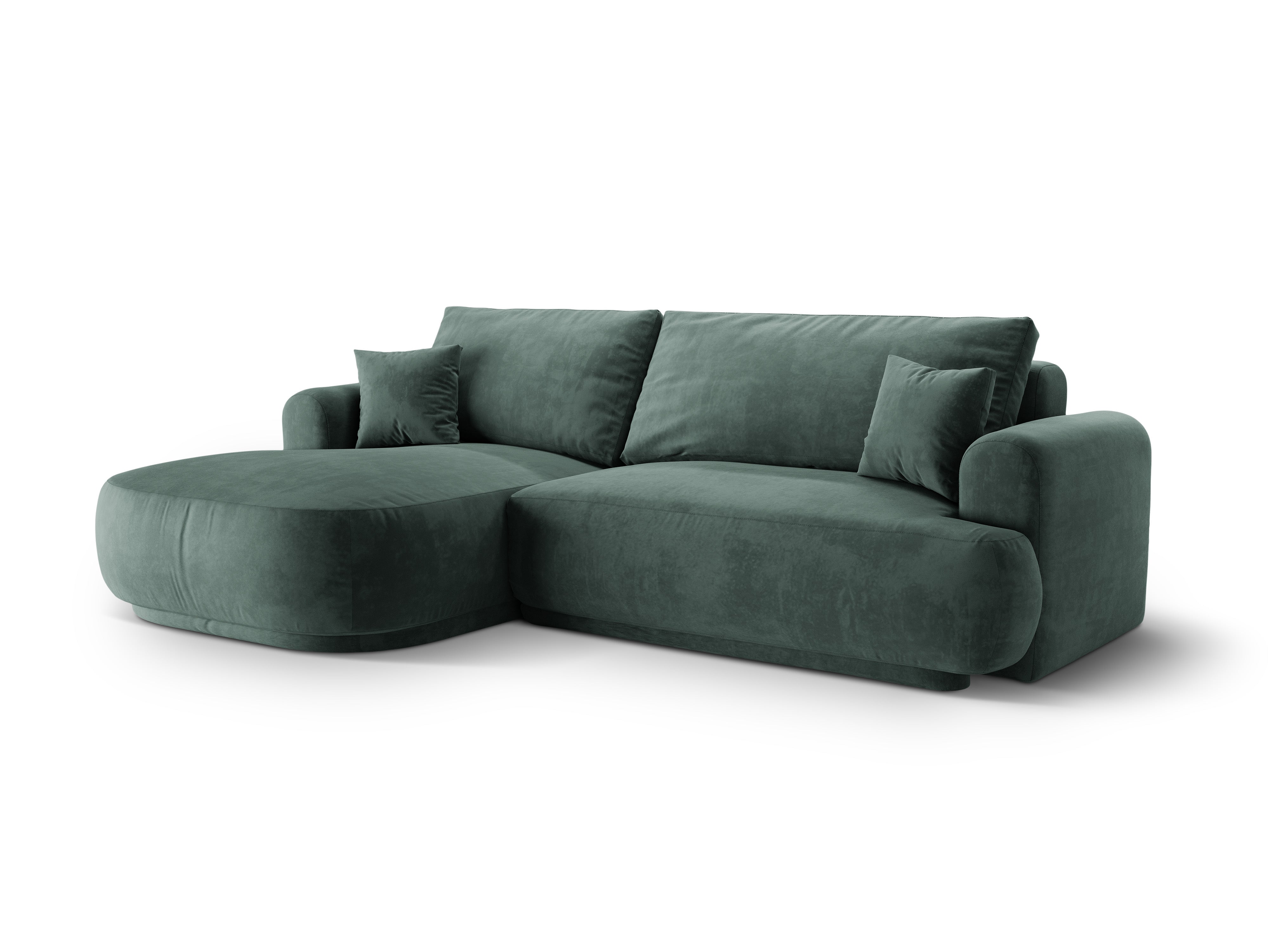 Velvet left -hand corner with Ella Petrol sleeping function