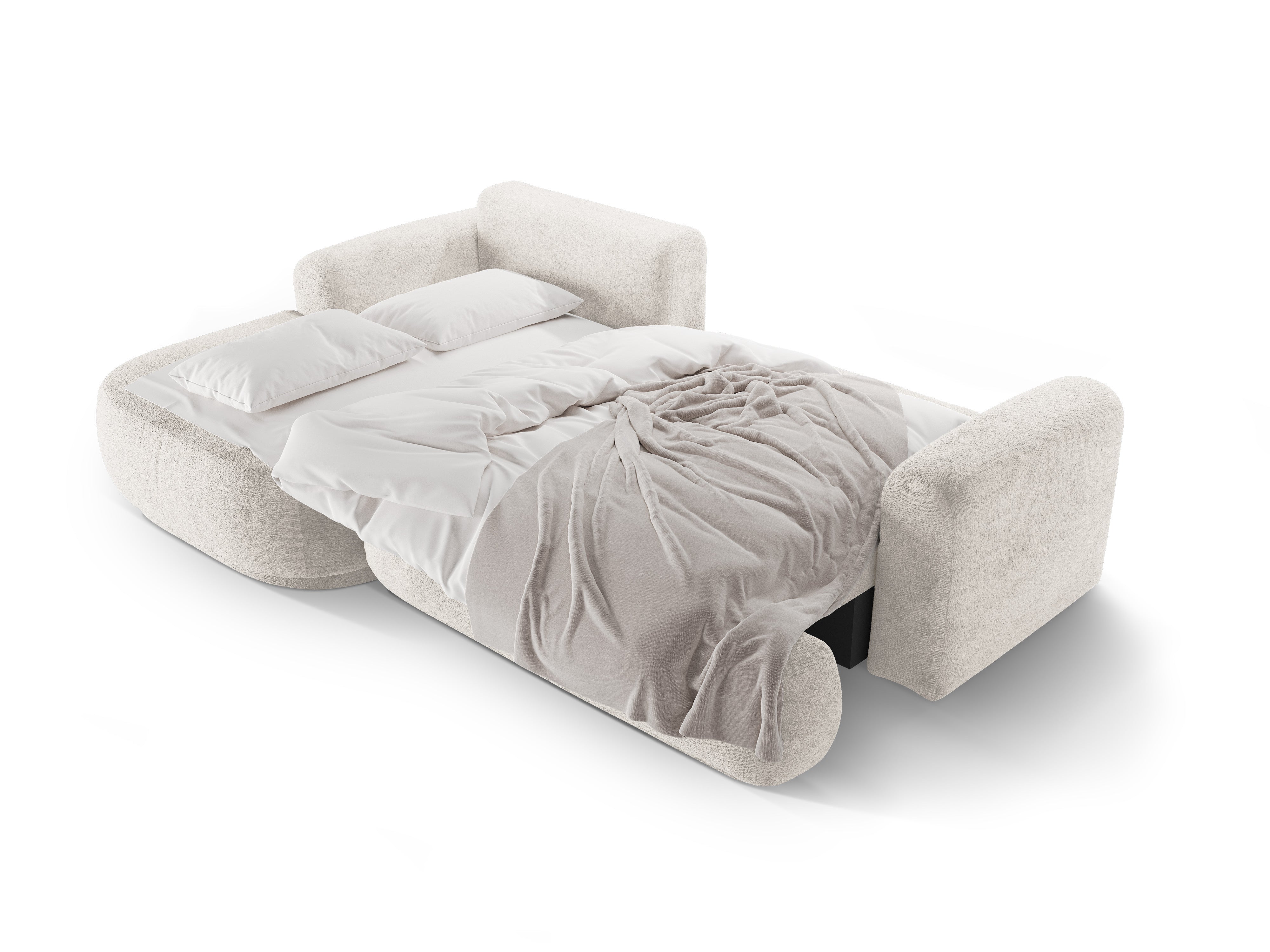 Links -Hand -Ecke mit Ella Szarobeżowy Schlaffunktion