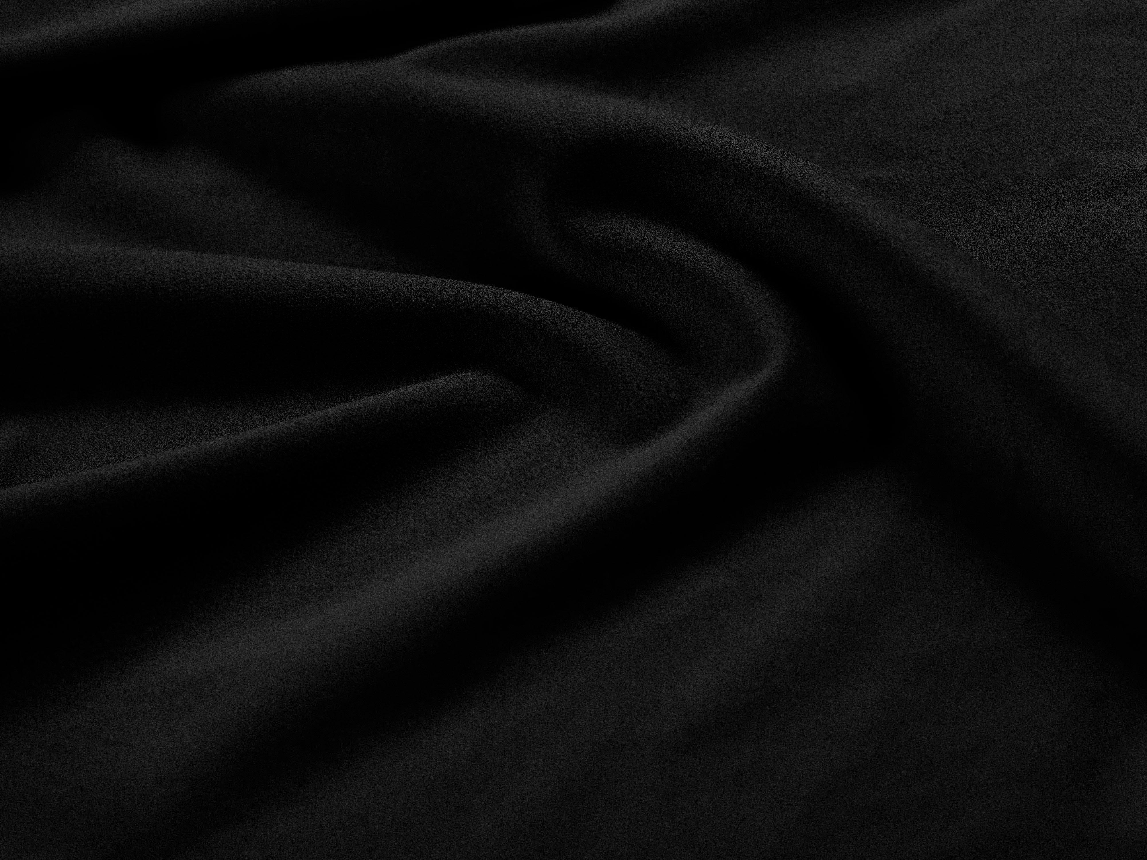 Black Velvet Left-Hand Corner Sofa Bed PUMA