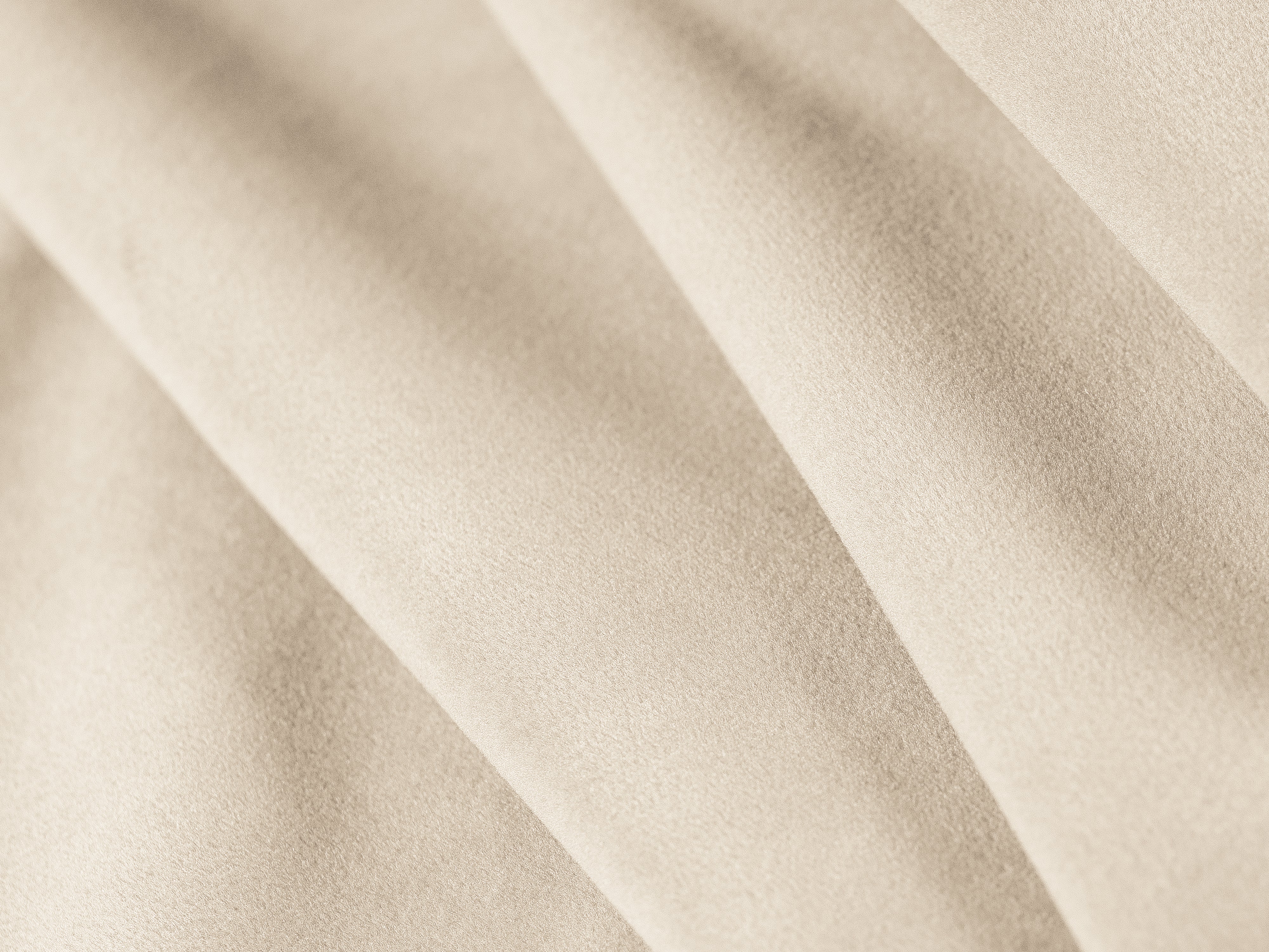 Velvet hoekbank links met slaapfunctie JODIE lichtbeige
