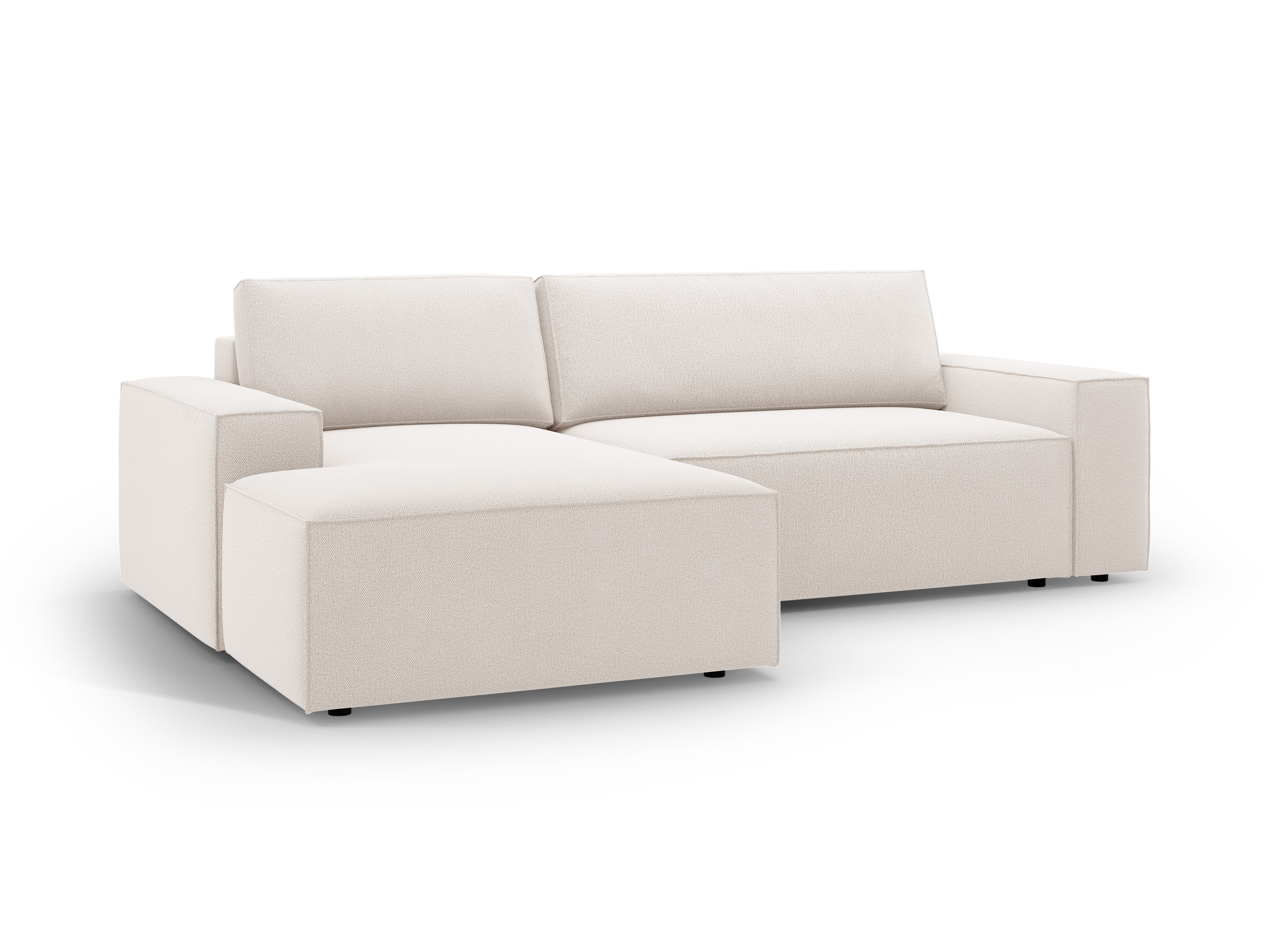 Ecksofa links mit Schlaffunktion JODIE hellbeige