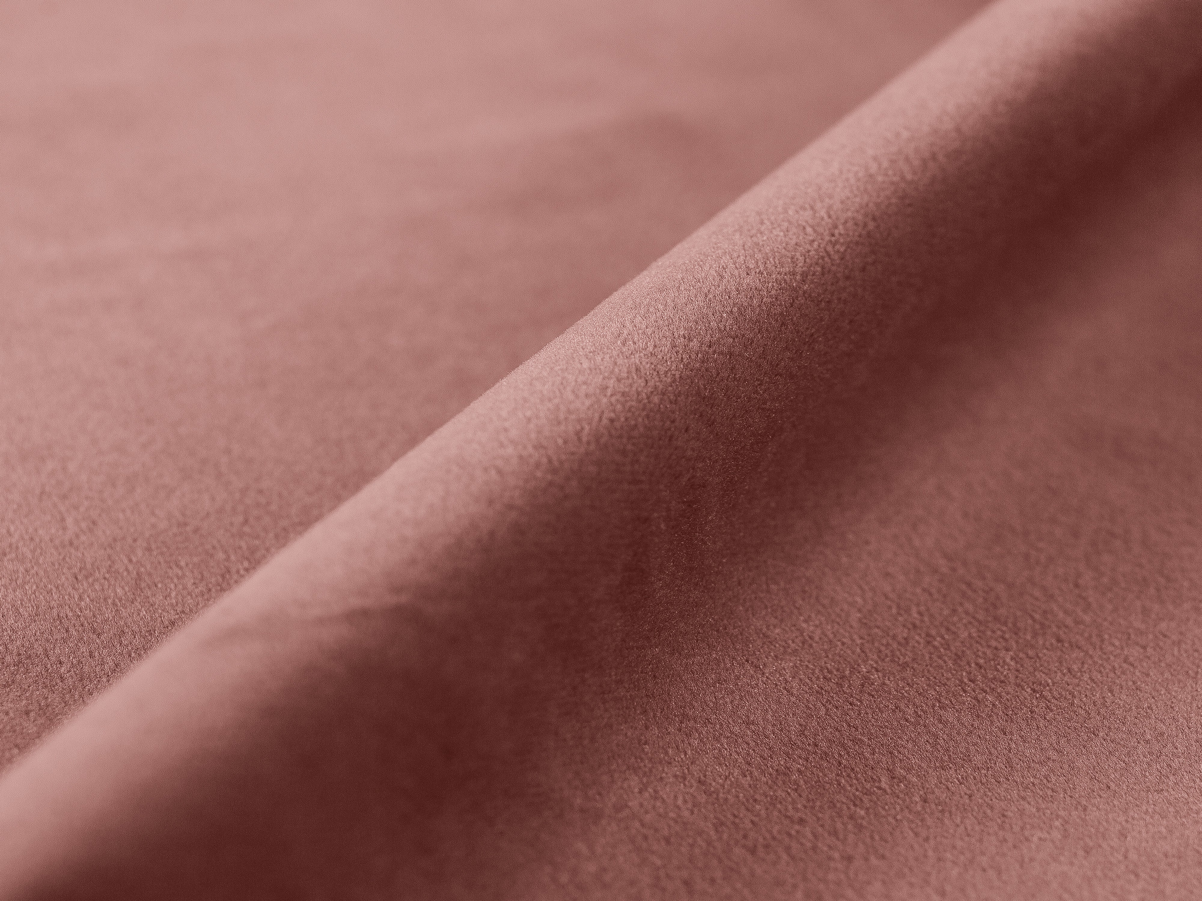 Rood fluwelen linkszijdige 3-zits hoekbank met slaapfunctie VICTOR