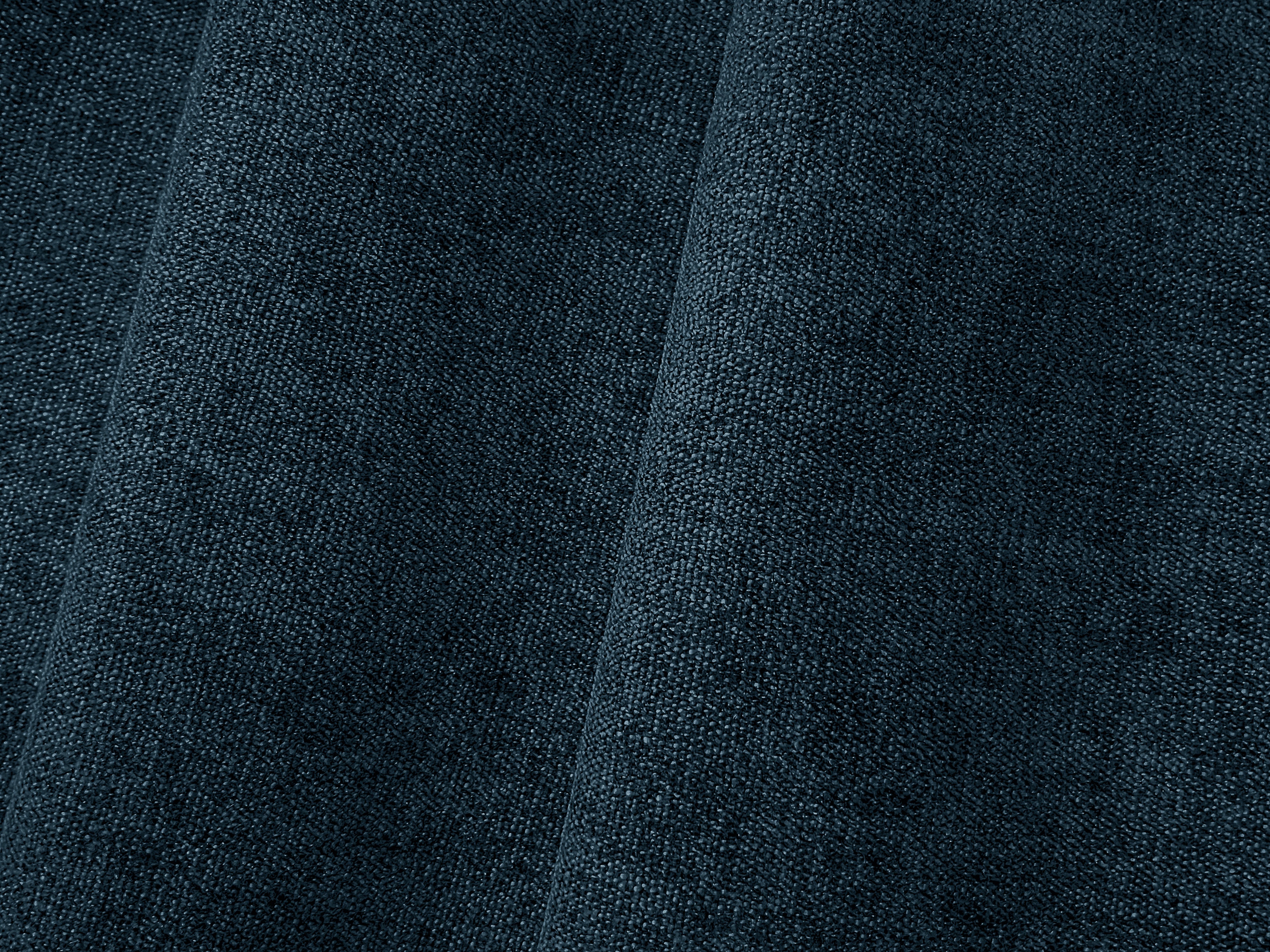 Modular corner sofa for 4 people, left-sided, BLOOM, dark blue chenille