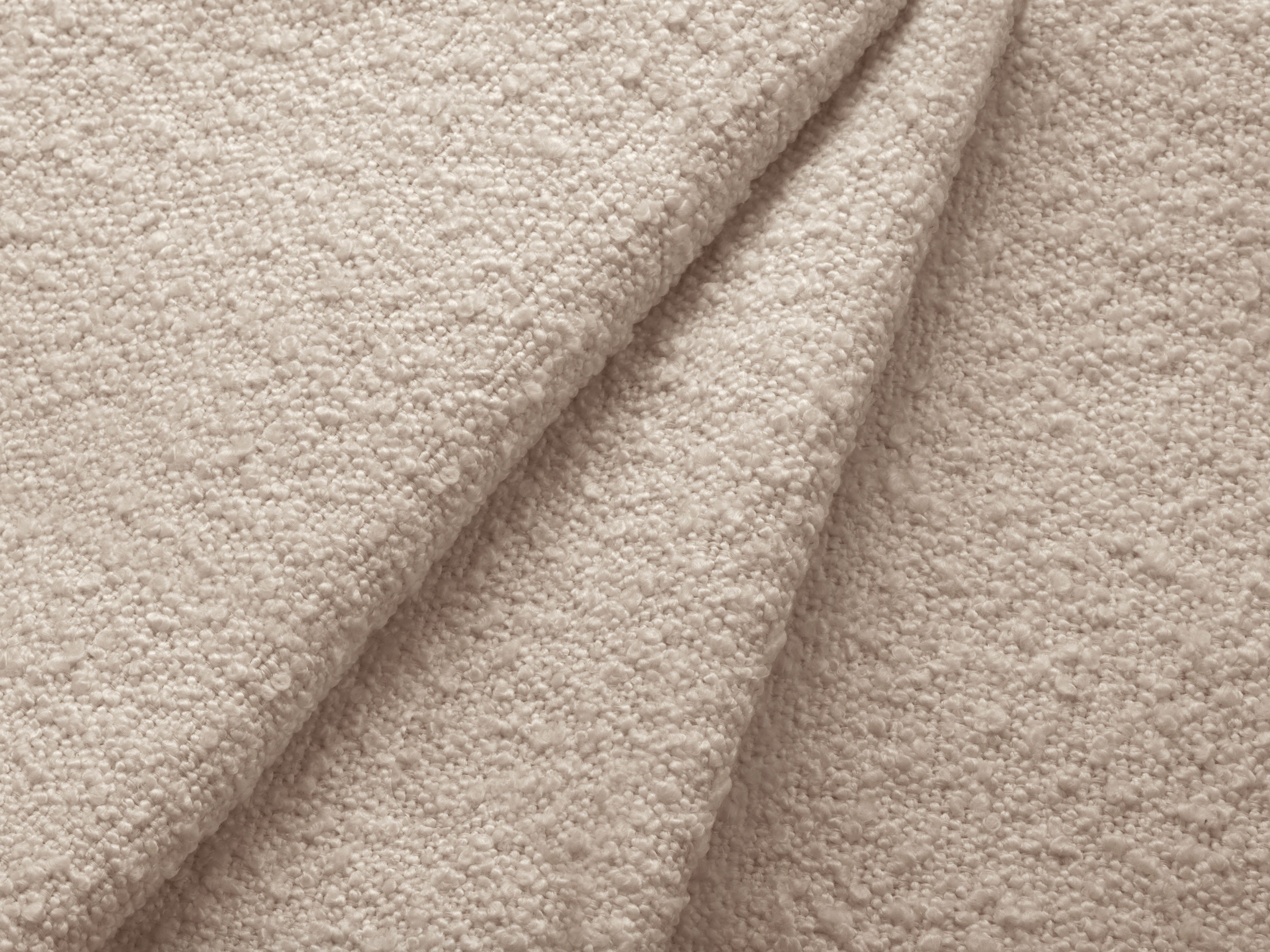 Left-facing 3-seater Corner Sofa KATE beige boucle