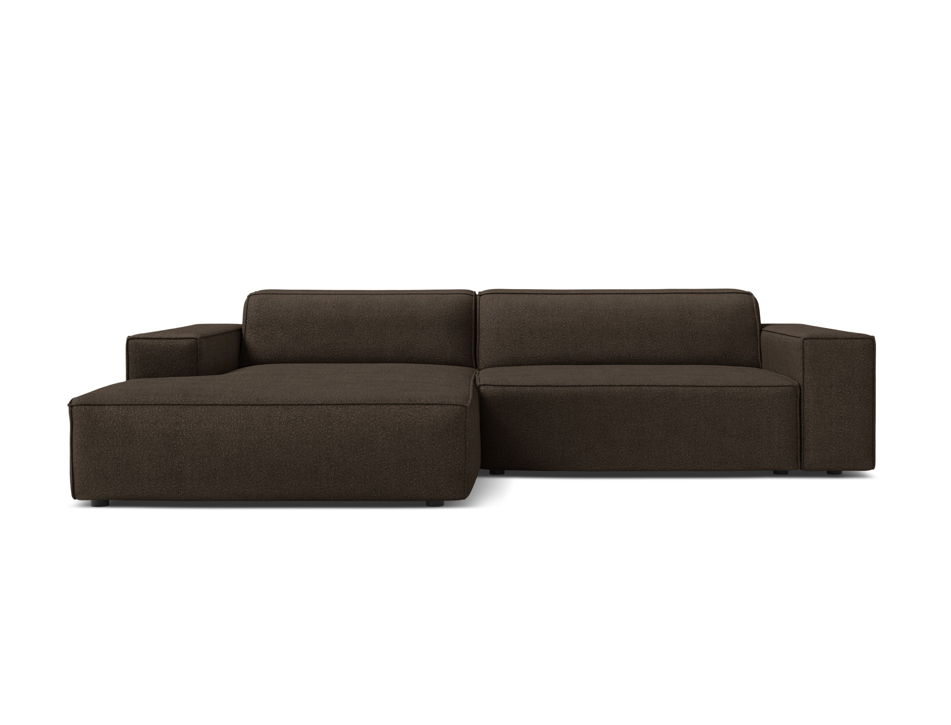 Driezit links 3-zits JODIE in chocolade boucle
