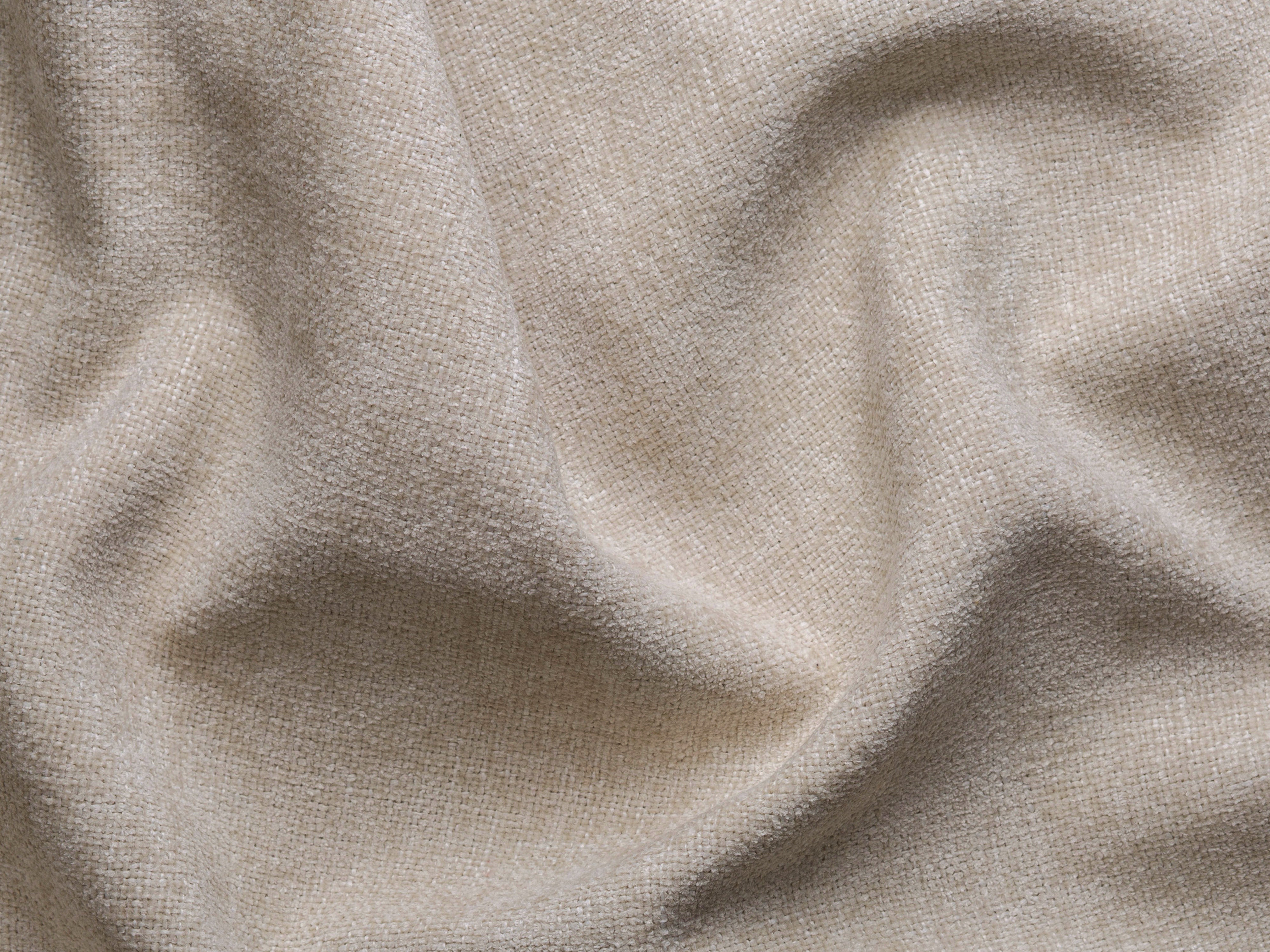 Driezits links hoekbank JODIE in beige tweed