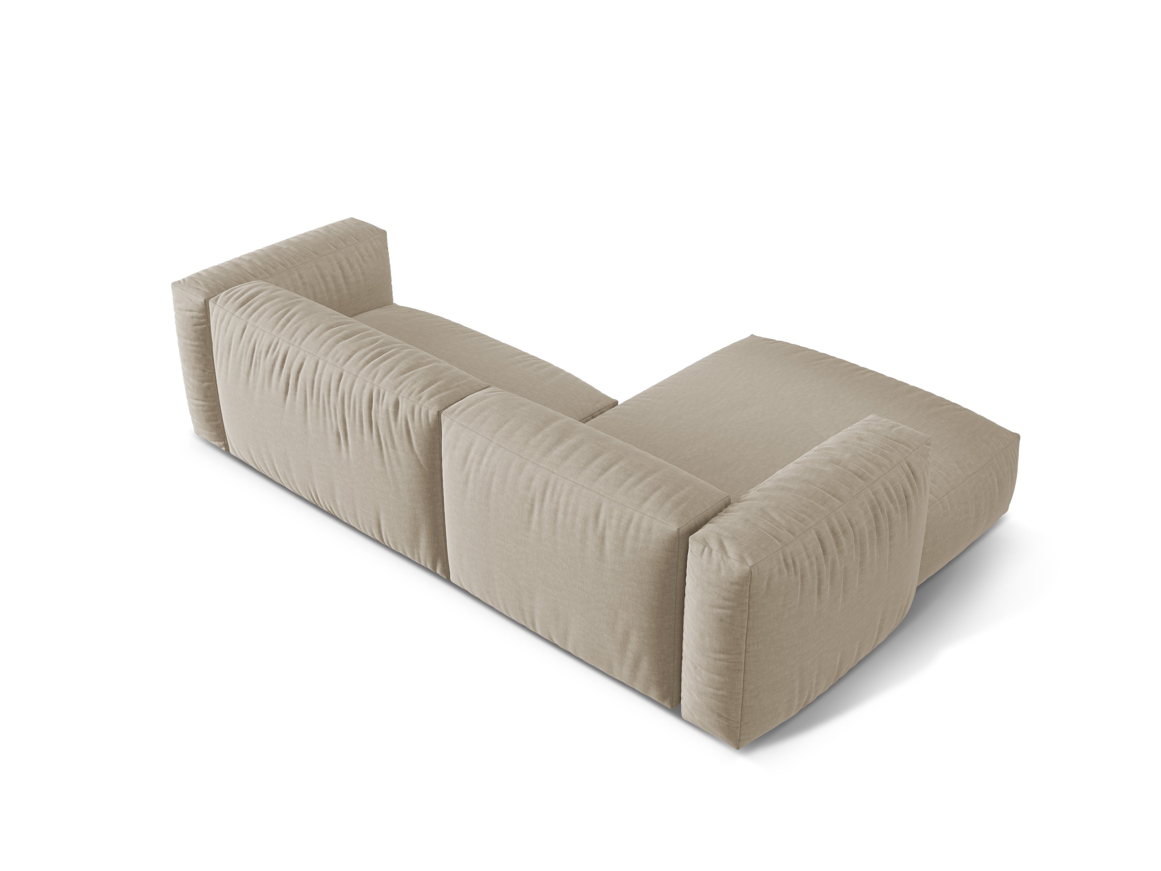 Left-hand left-sided corner Martin light beige