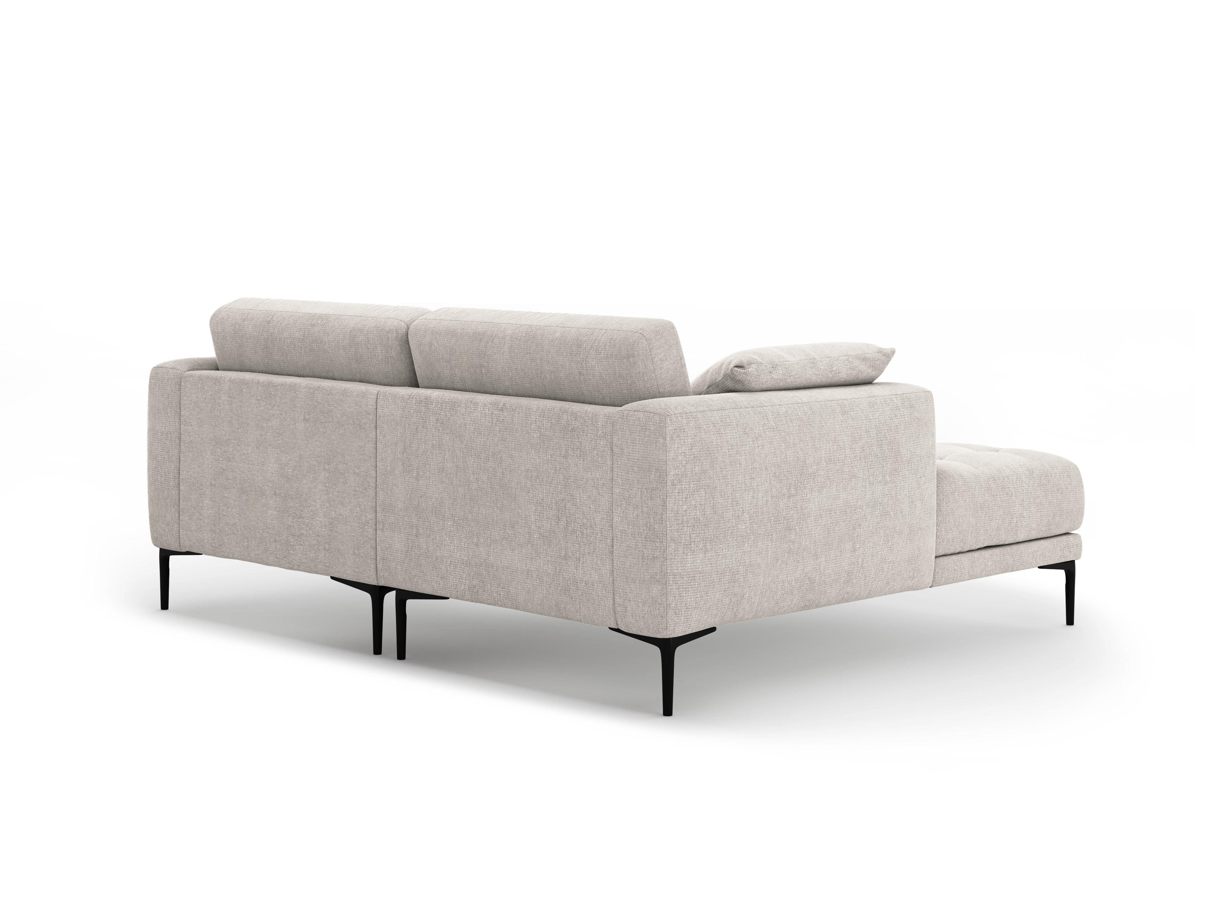 Hoekbank links BEMY beige chenille