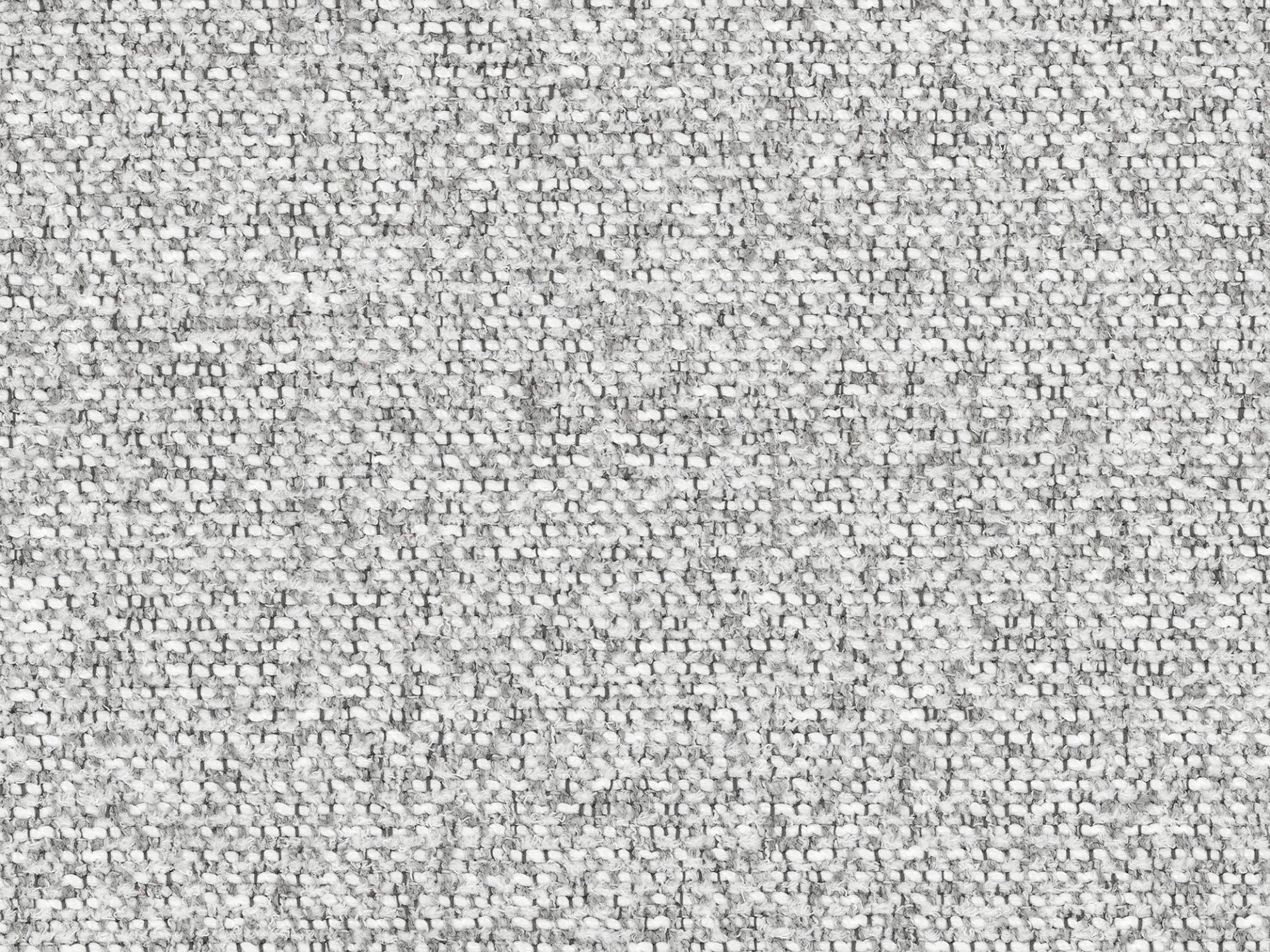 Rechthoekige 2-zits hoekbank KATE lichtgrijs gemêleerd