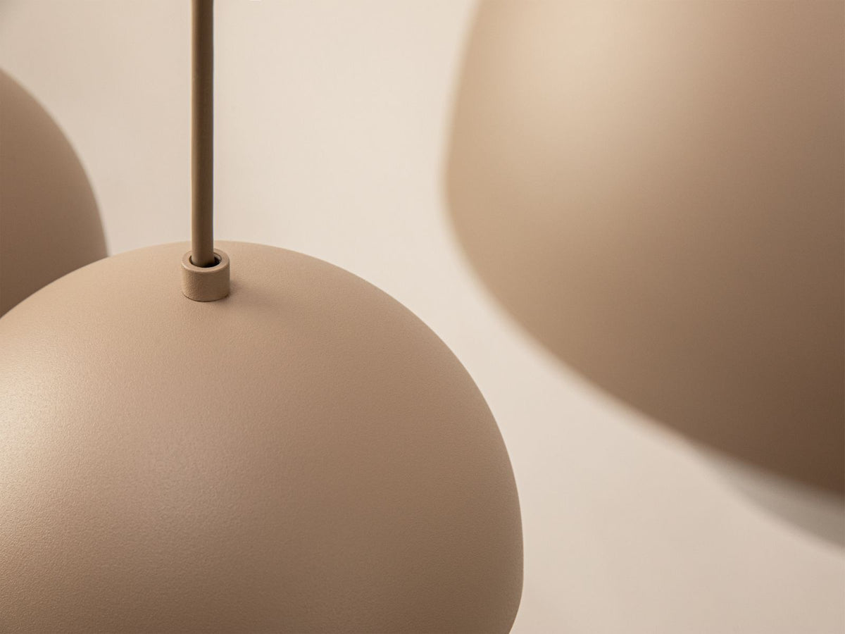 Lampa wisząca 4-punktowa KORA piaskowy – ujęcie 4