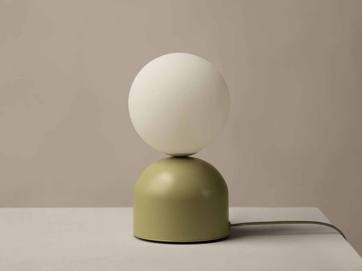 Lampa stołowa ELY pistacjowy – ujęcie 2