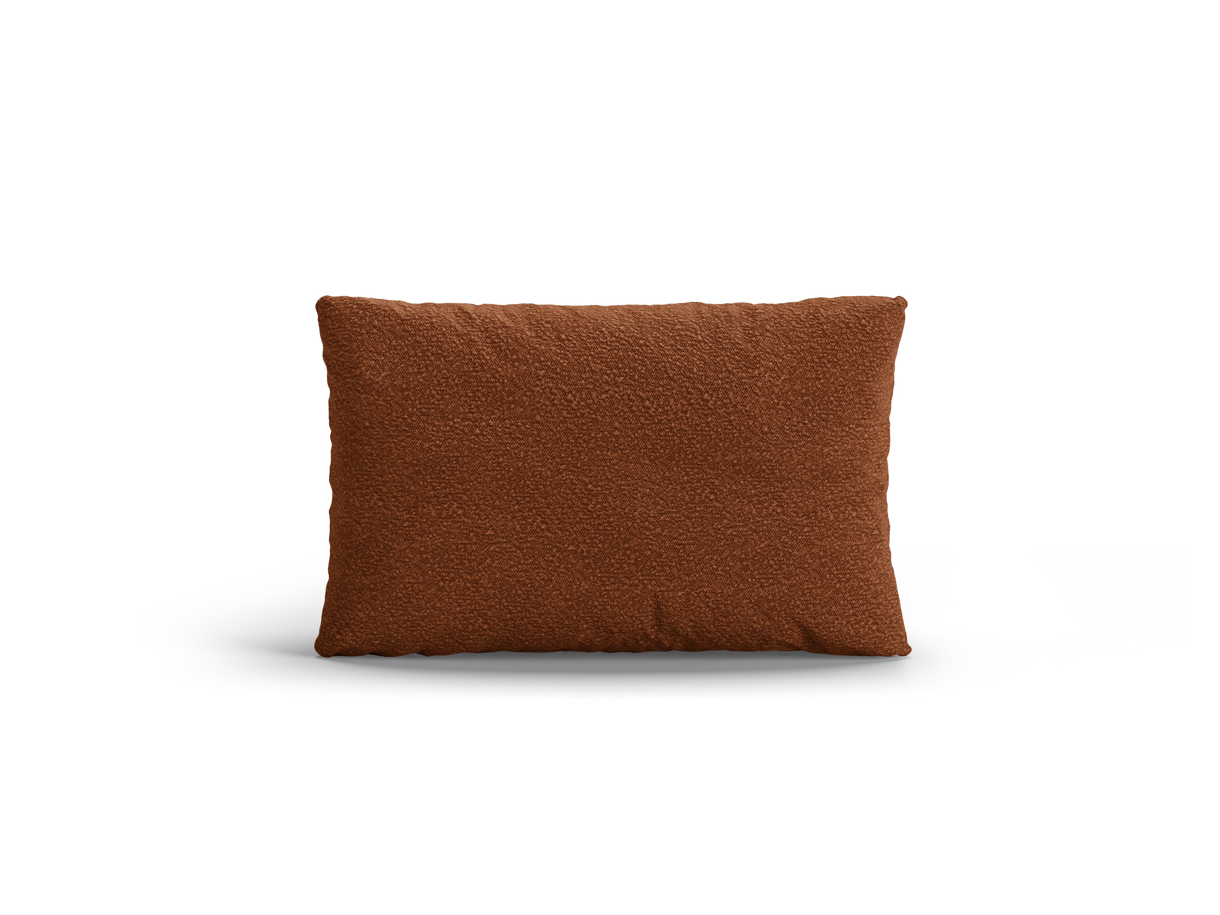 POPPY terracotta boucle pillow