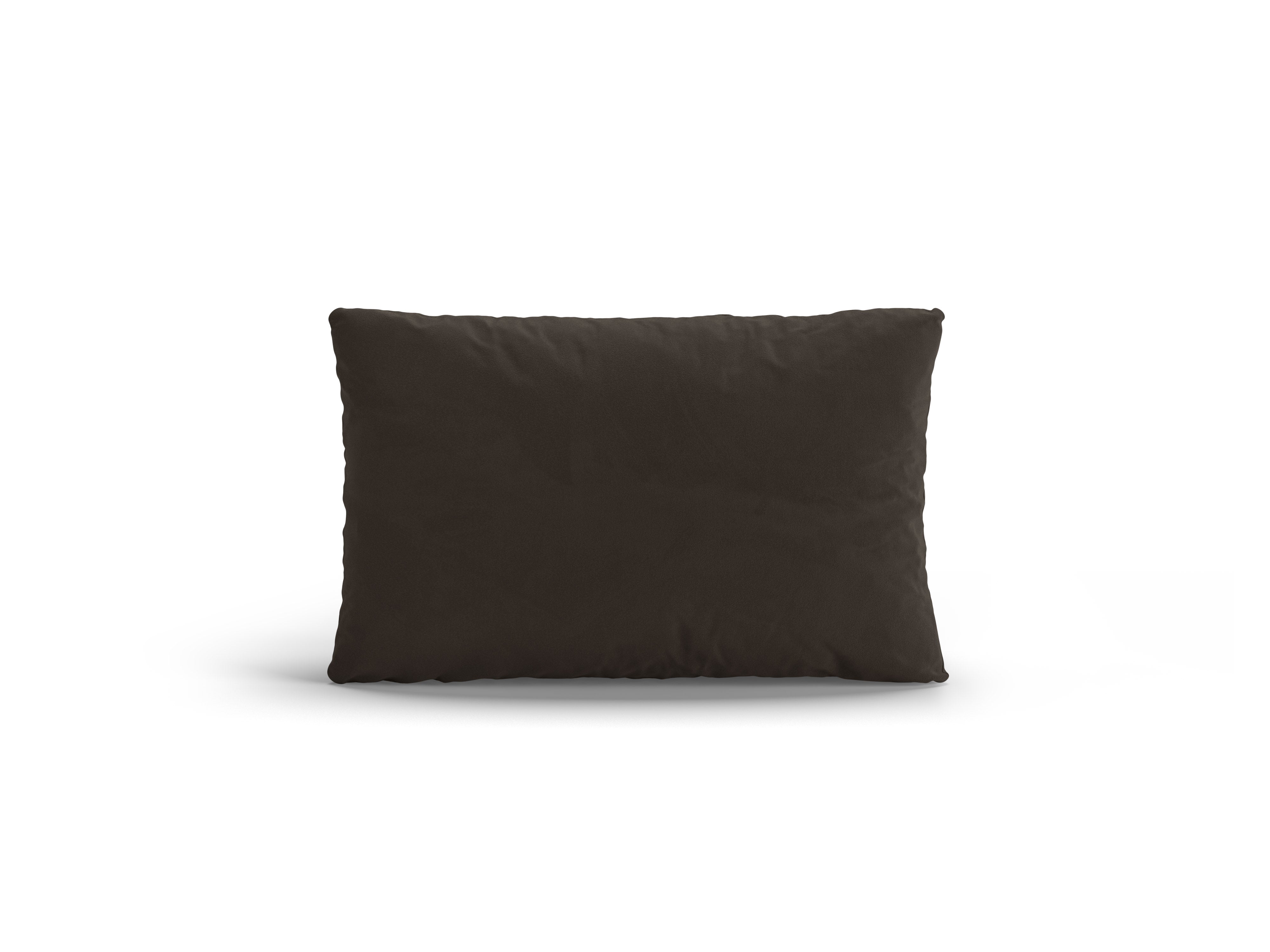 Fluwelen kussen POPPY ebbenhout