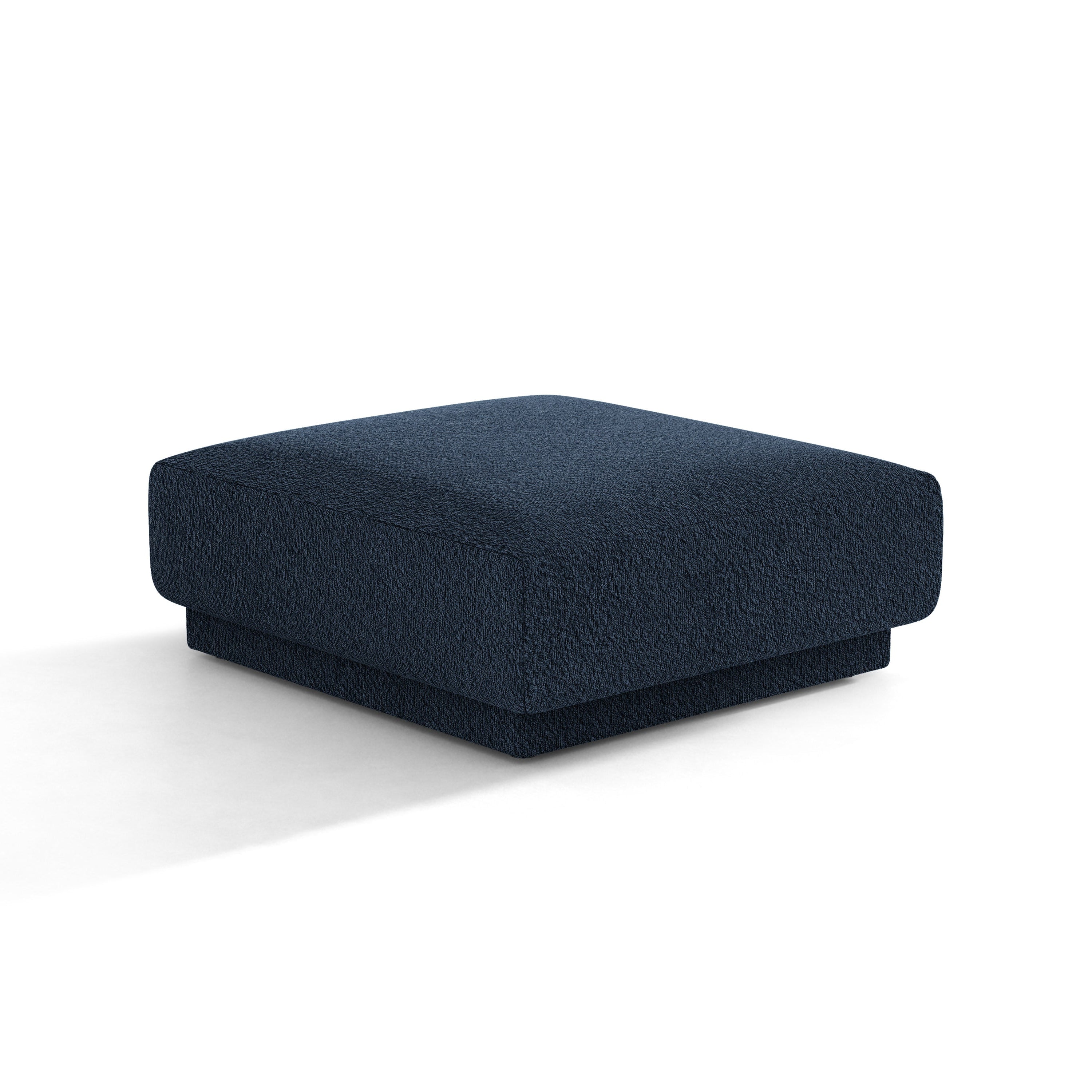 Puf MILEY ciemnoniebieski boucle – Micadoni