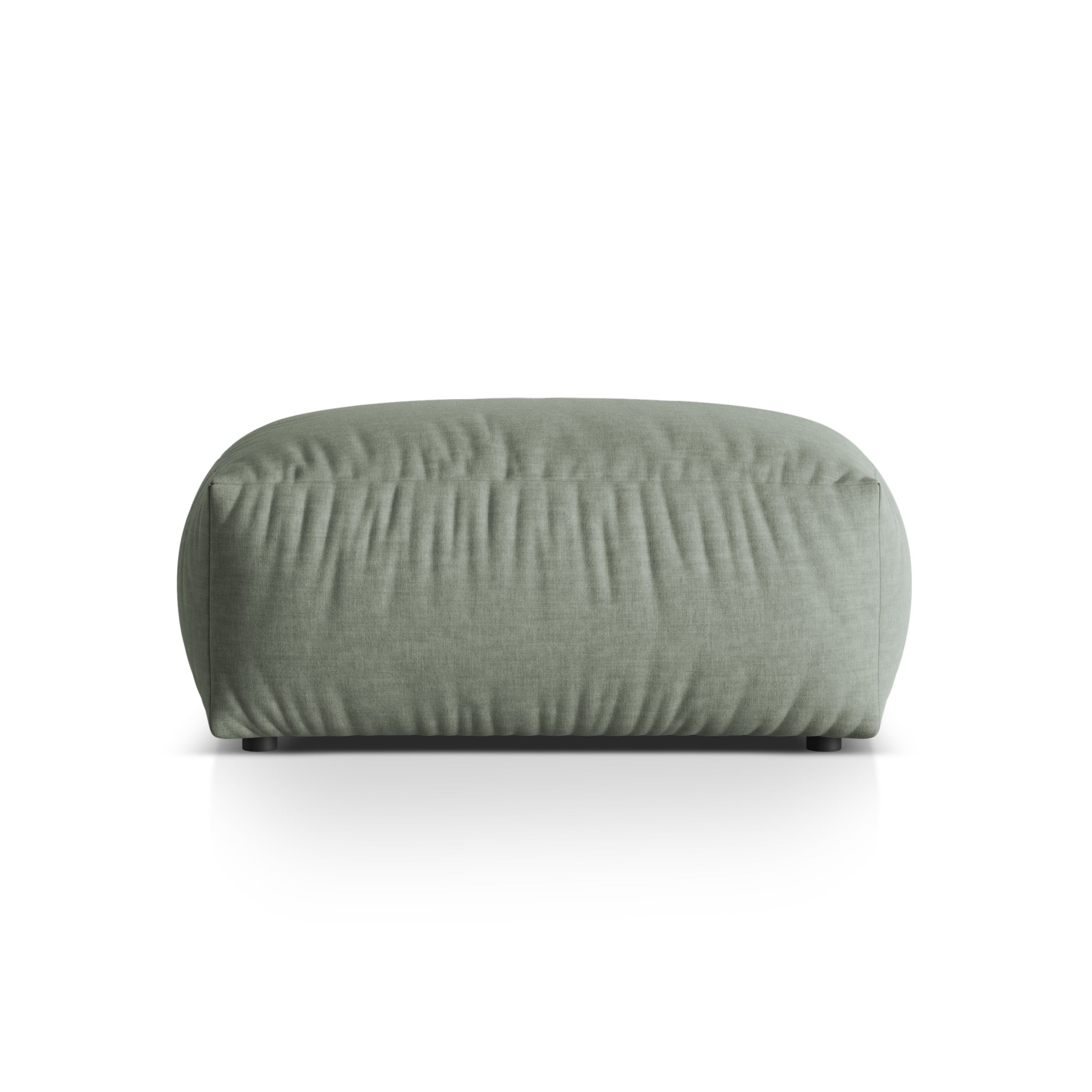 Grüner Olive Martin Pouf