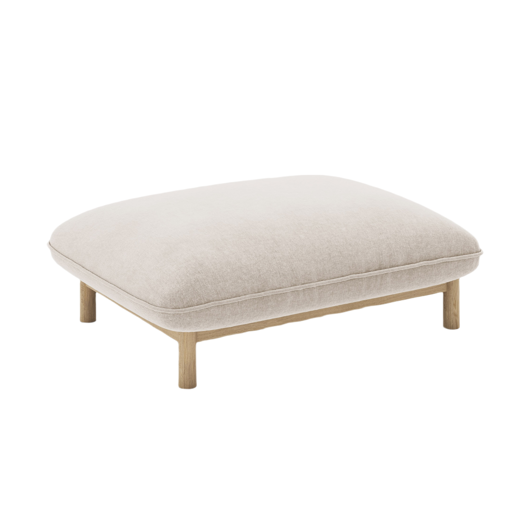Puf ADA hellbeige Chenille