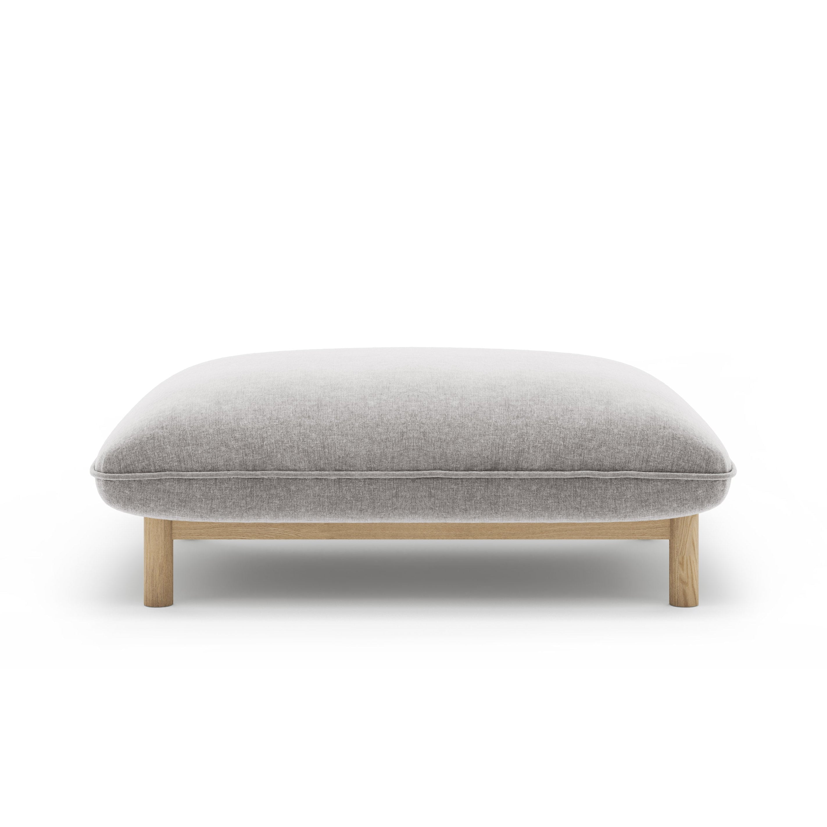 Puf ADA hellgrau Chenille