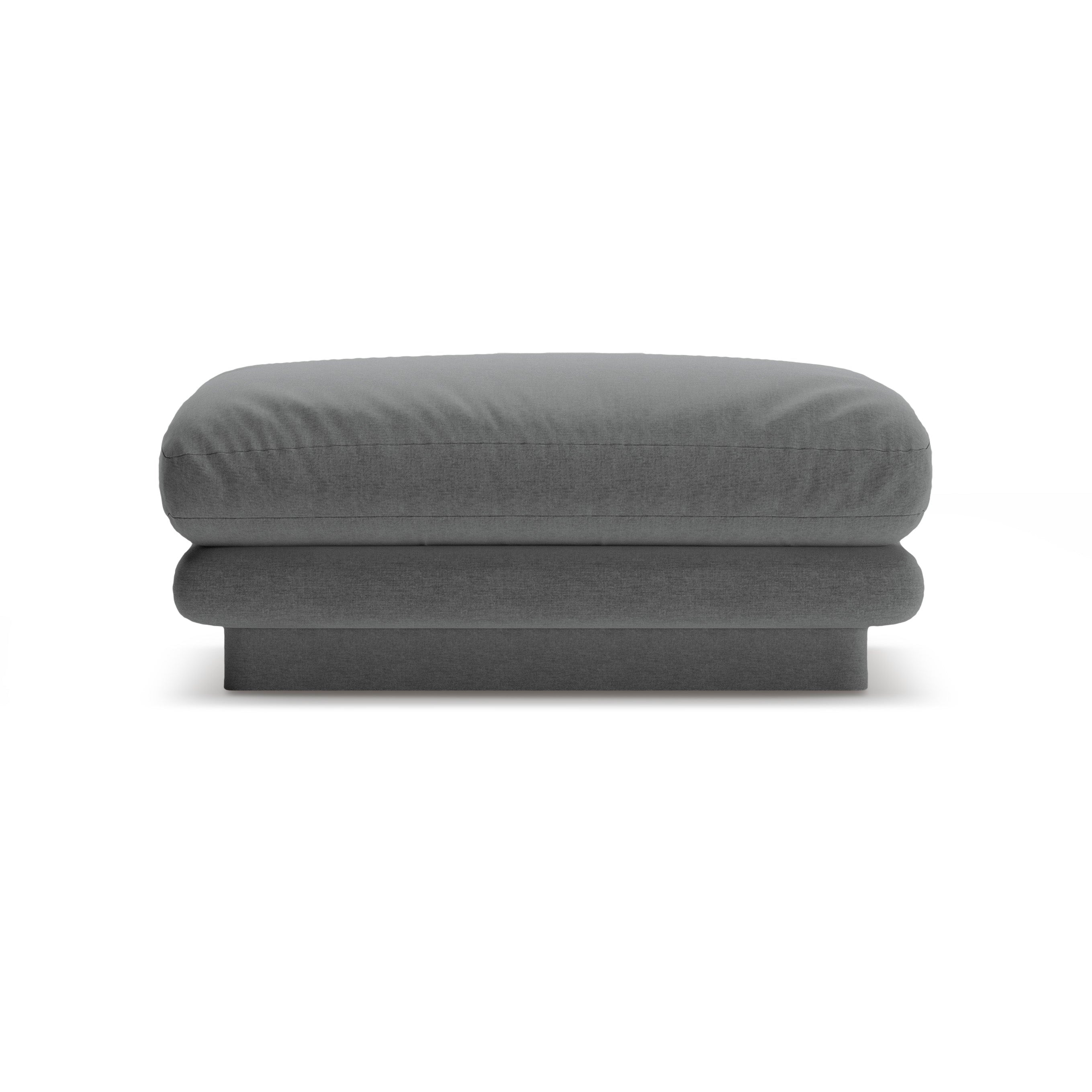 Pouf torino dark gray