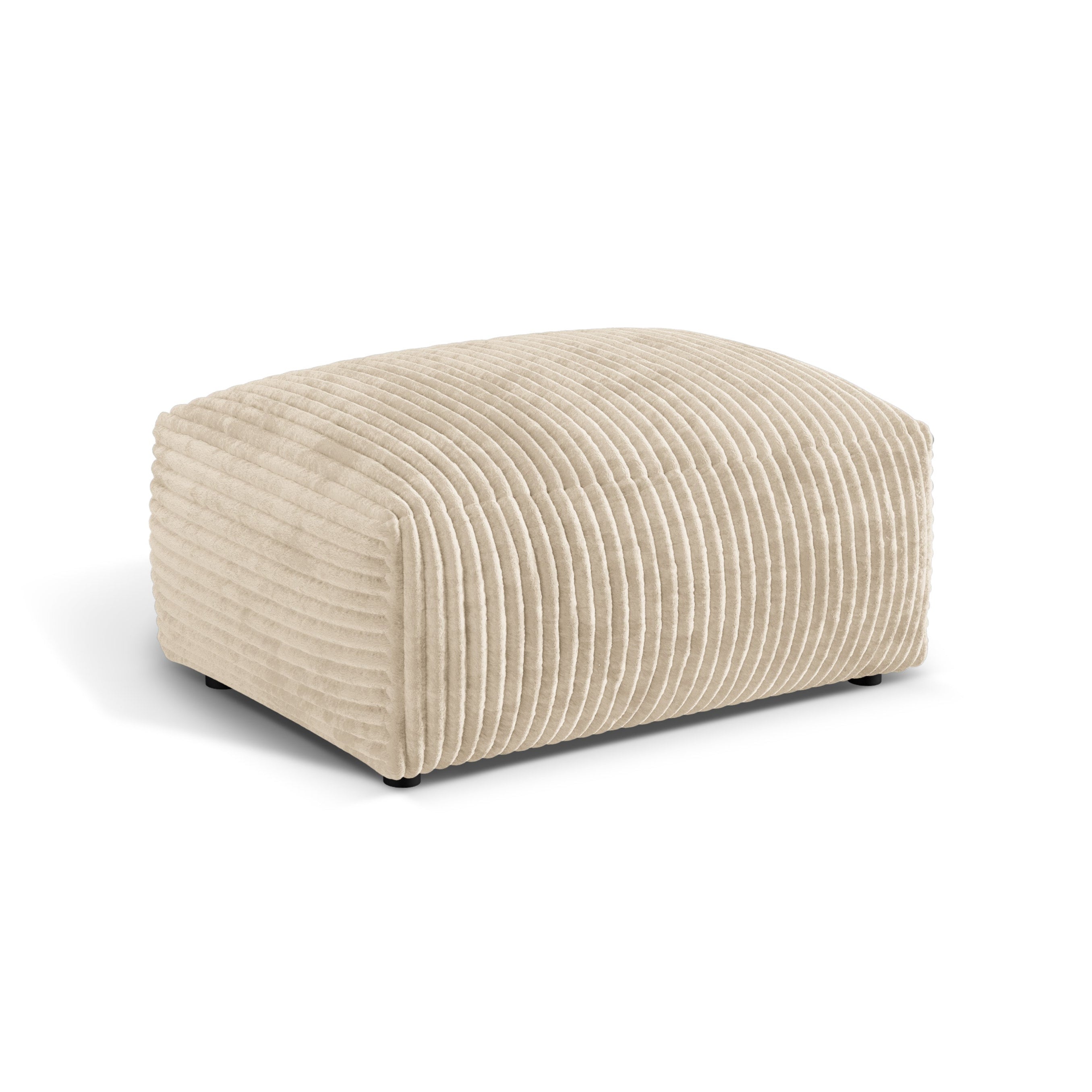Martin Pouf Light Beige Cord