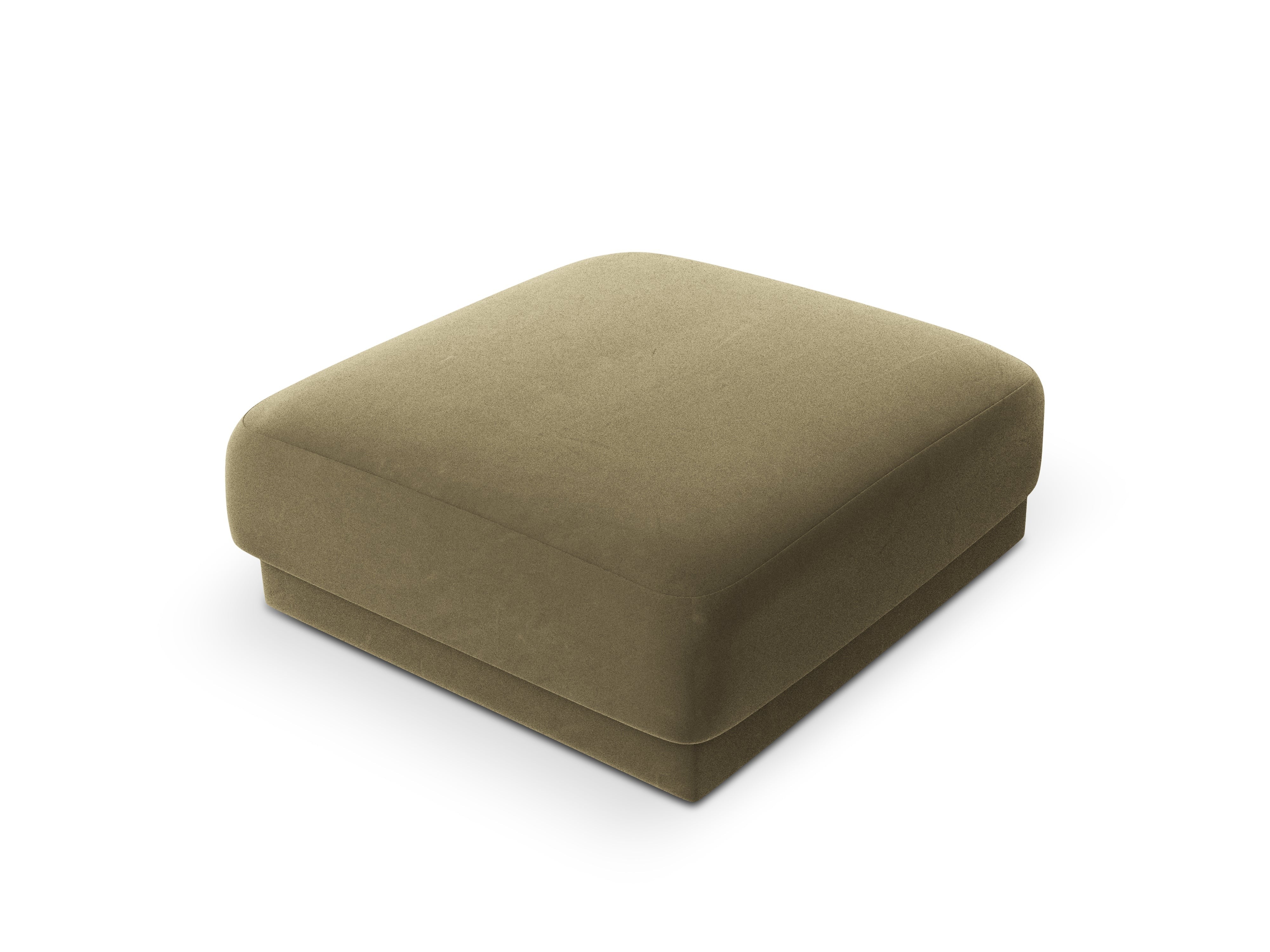 Puf aksamitny MILEY zielony Micadoni Eye on Design