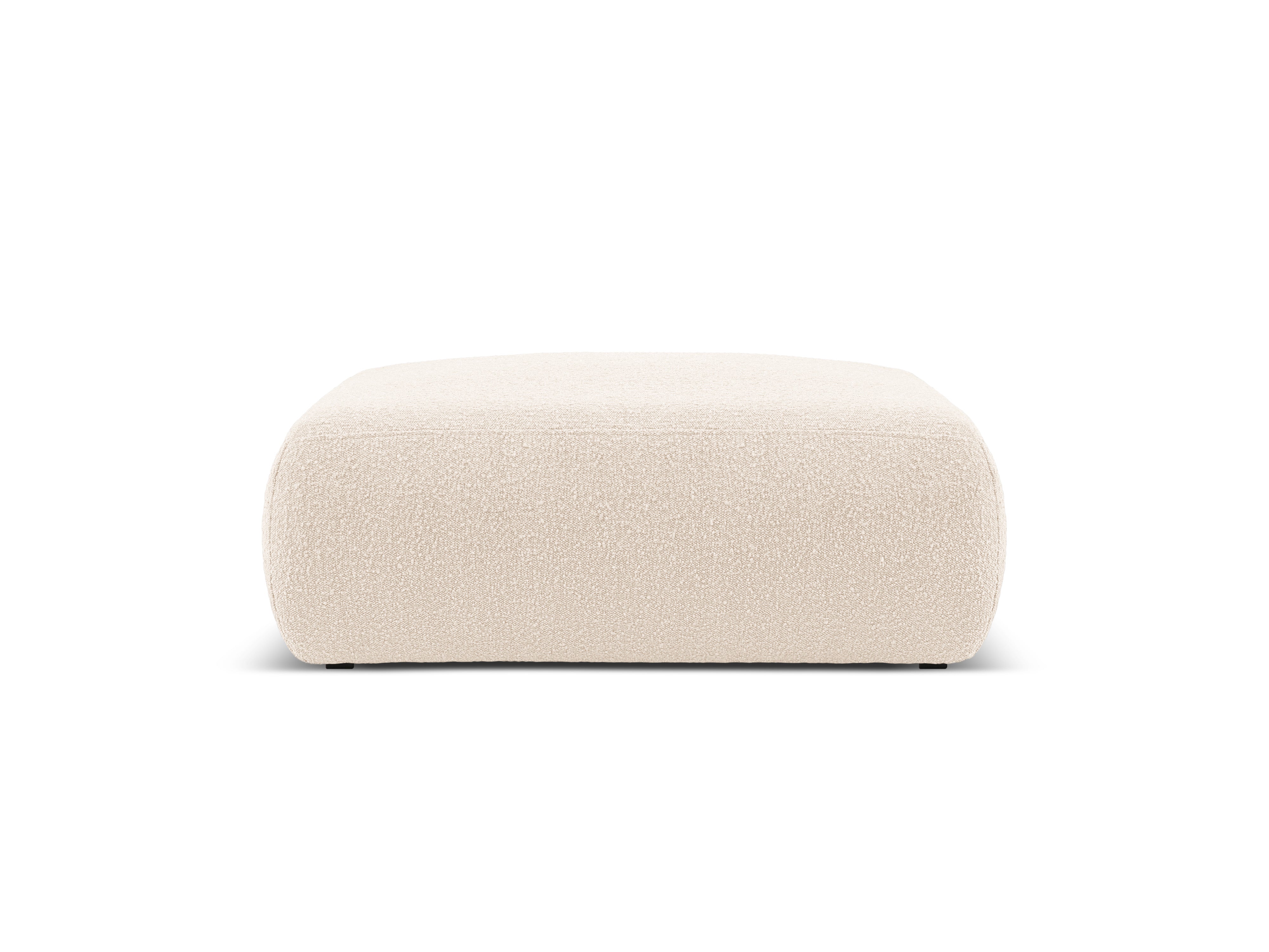 Puf w tkaninie boucle MOLINO beżowy Micadoni Eye on Design