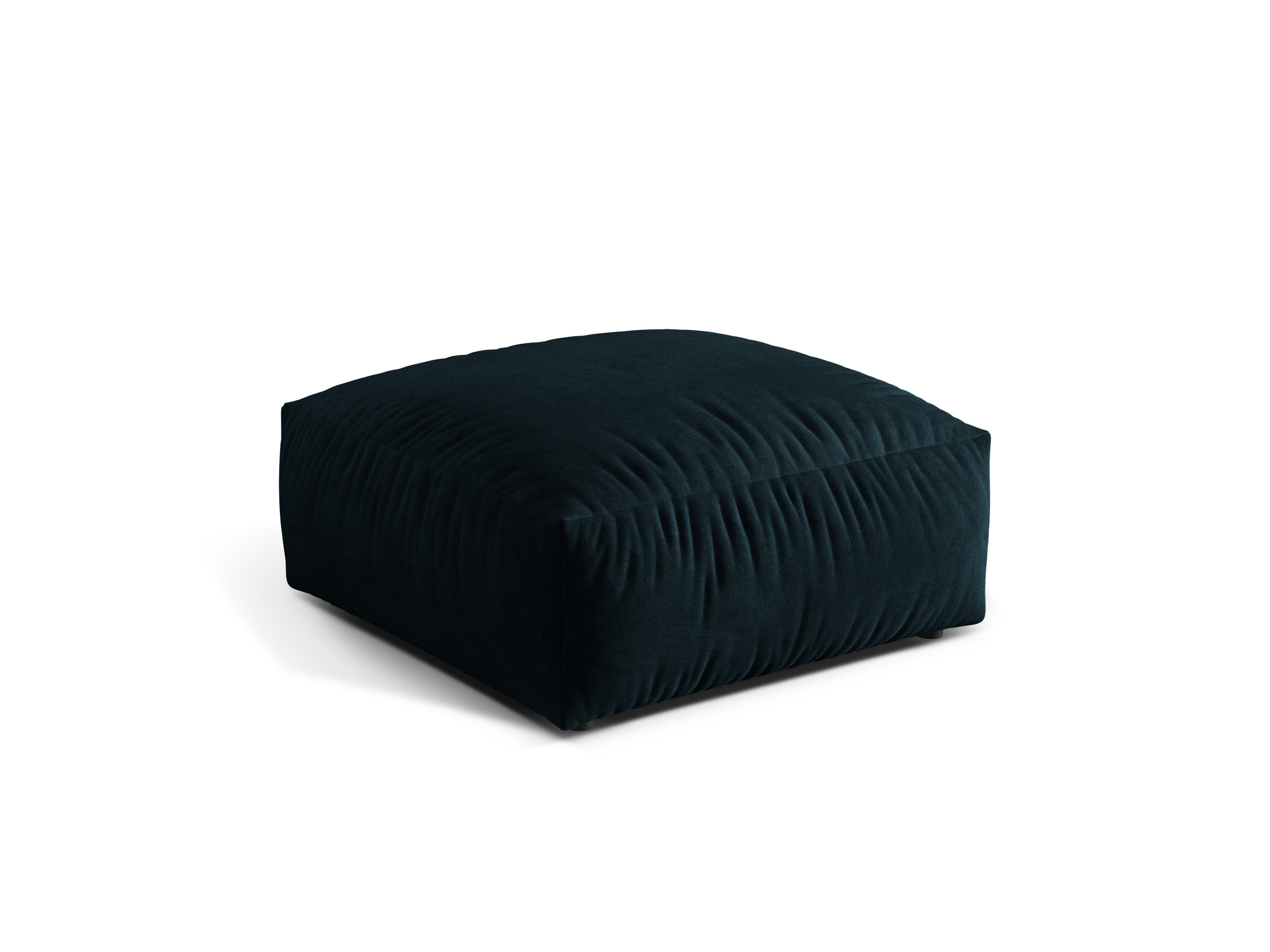 Martina Velvet Pouf Navy Blue Benzin