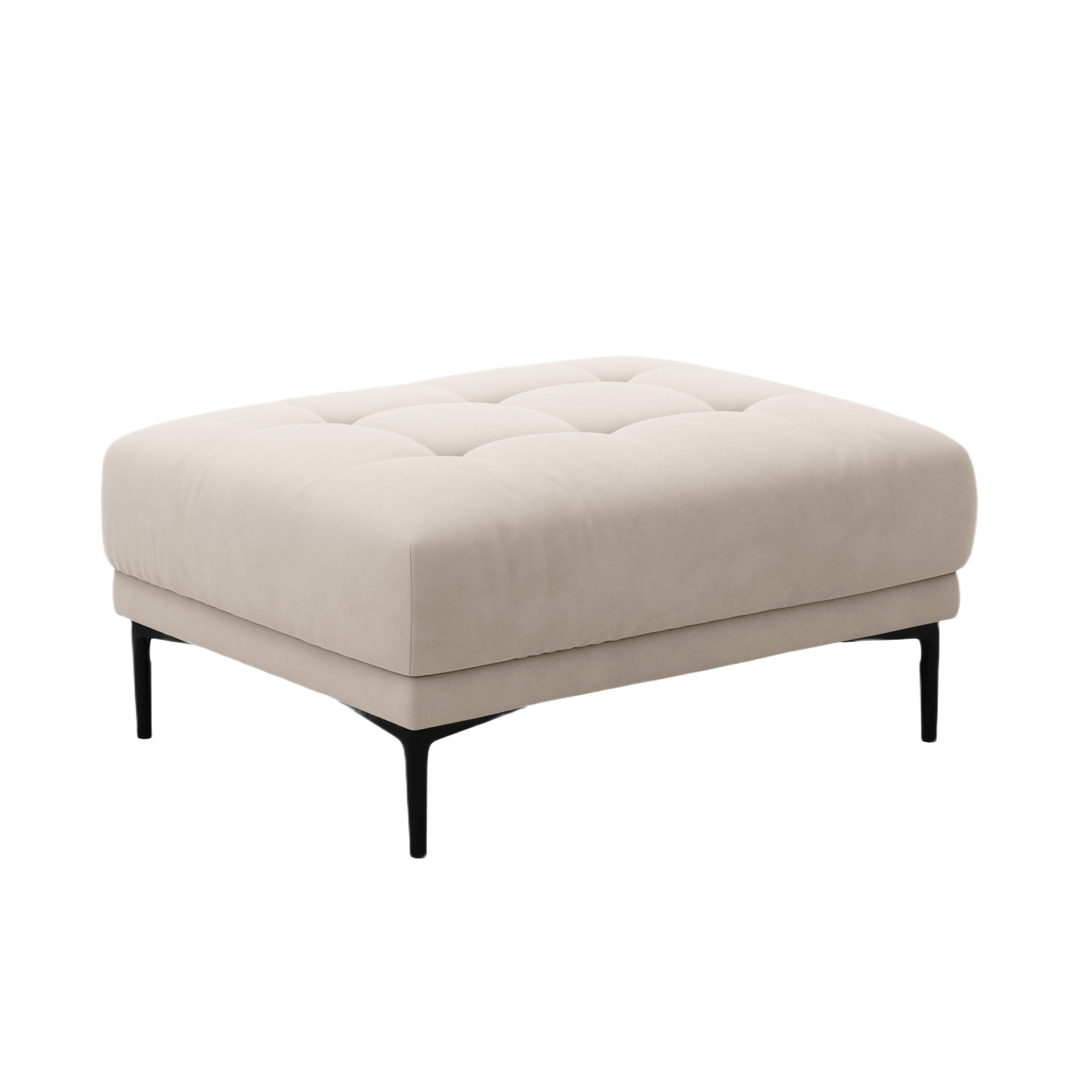 Samt Pouf BEMY beige