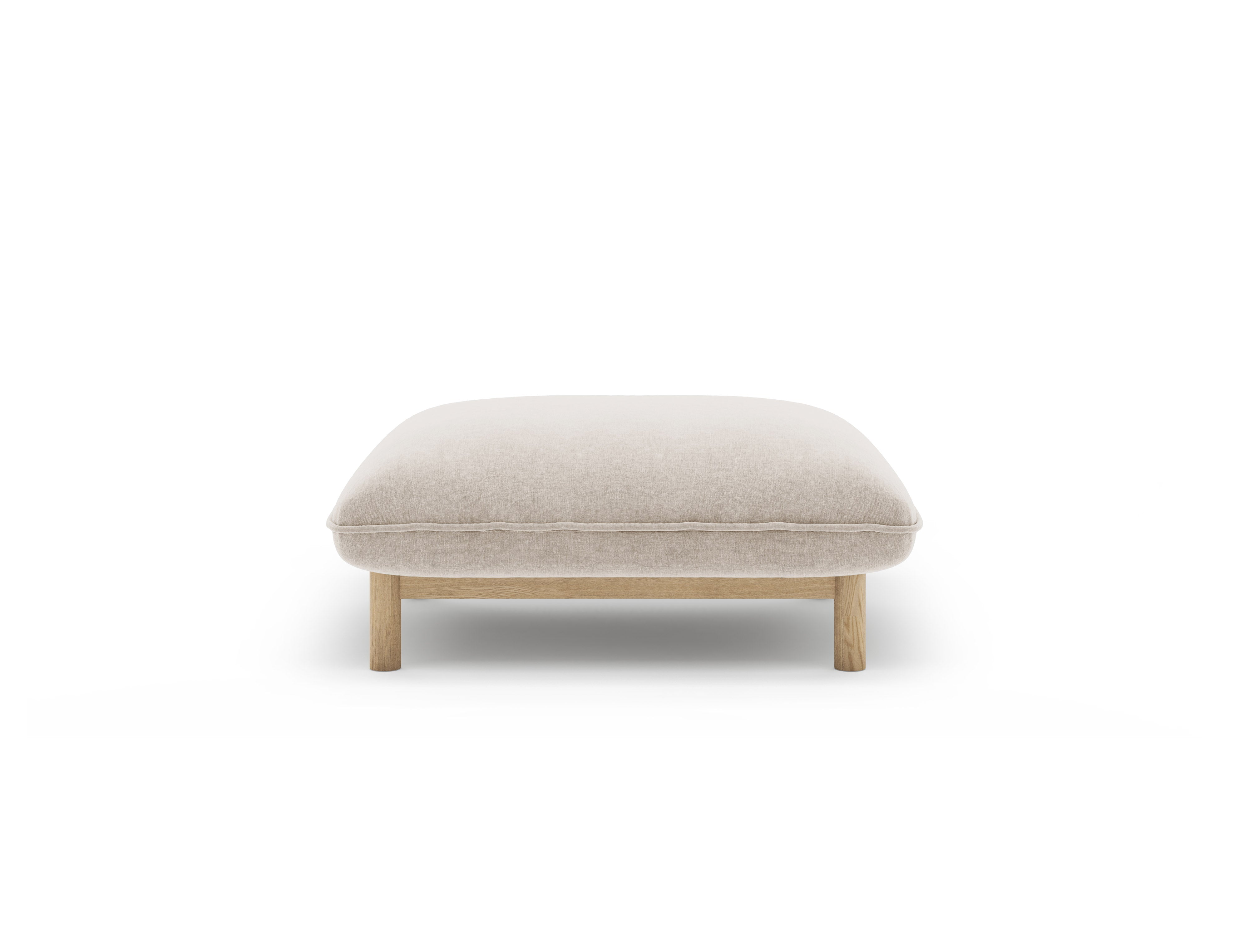 Puf ADA hellbeige Chenille